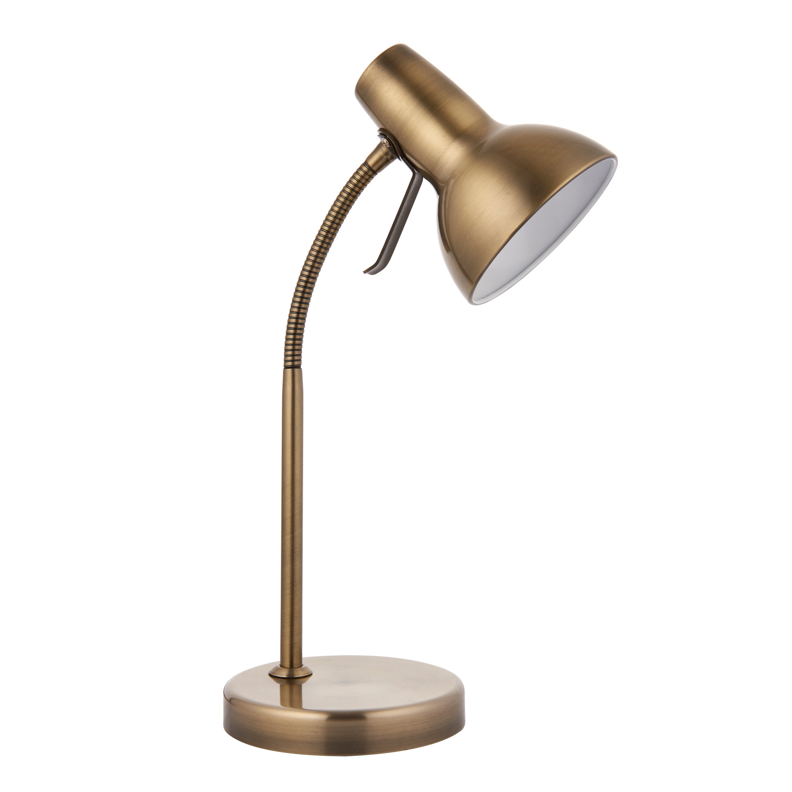 Amalfi USB Table Lamp Antique Brass - Steel | Migo Interiors
