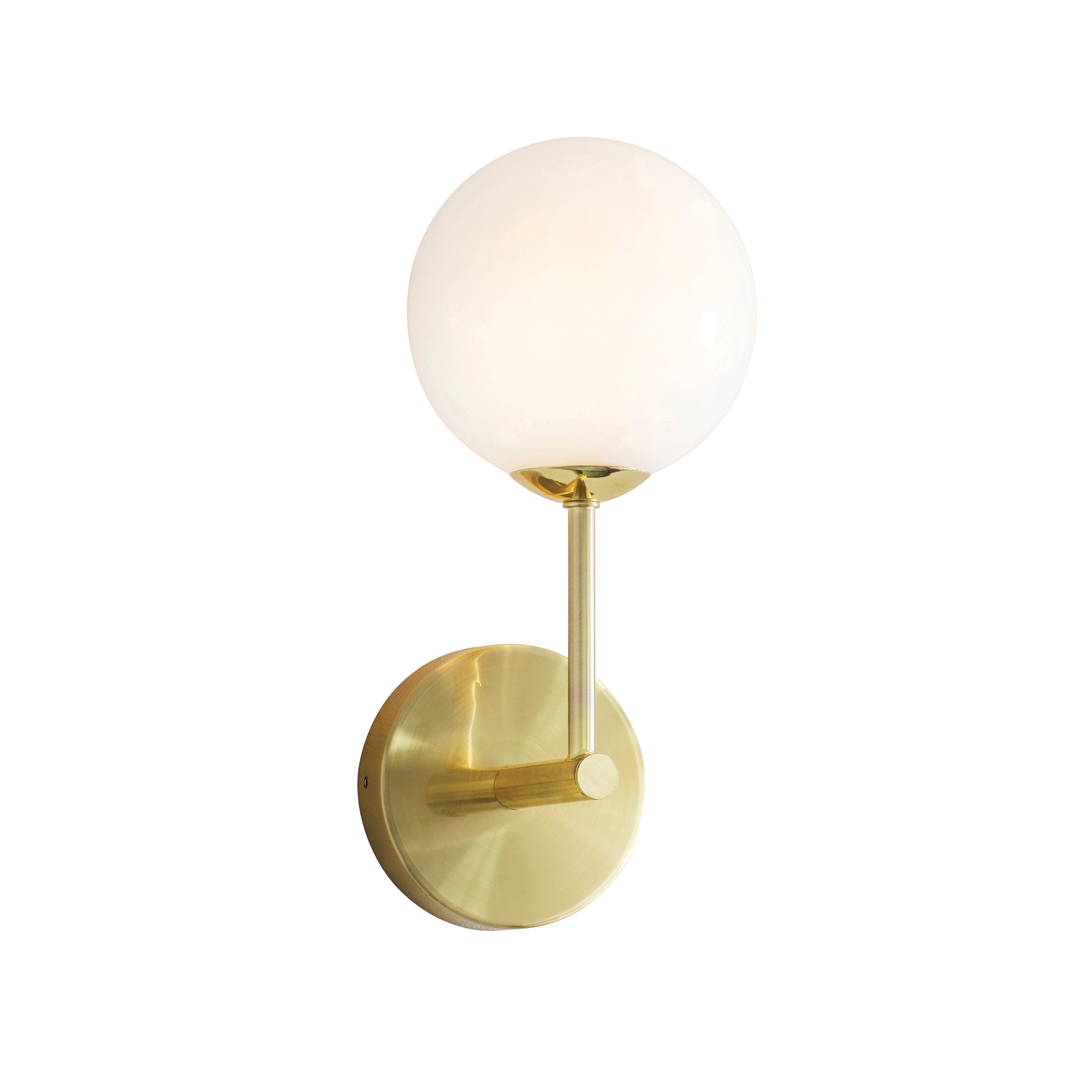 Otto Wall Light Brushed Gold - Glass / Steel | Migo Interiors