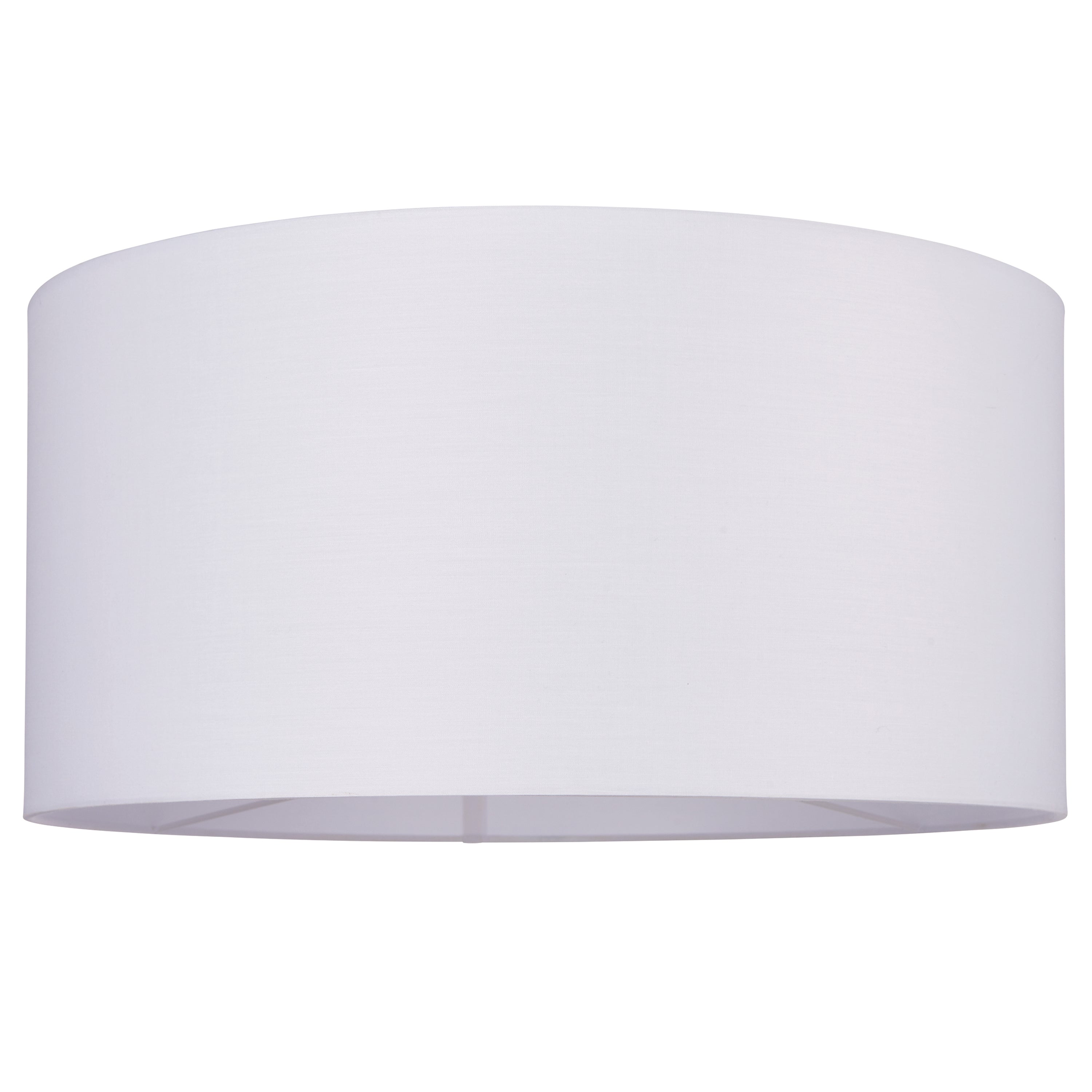 Cylinder Lamp Shade Vintage White - Fabric / Steel | Migo Interiors