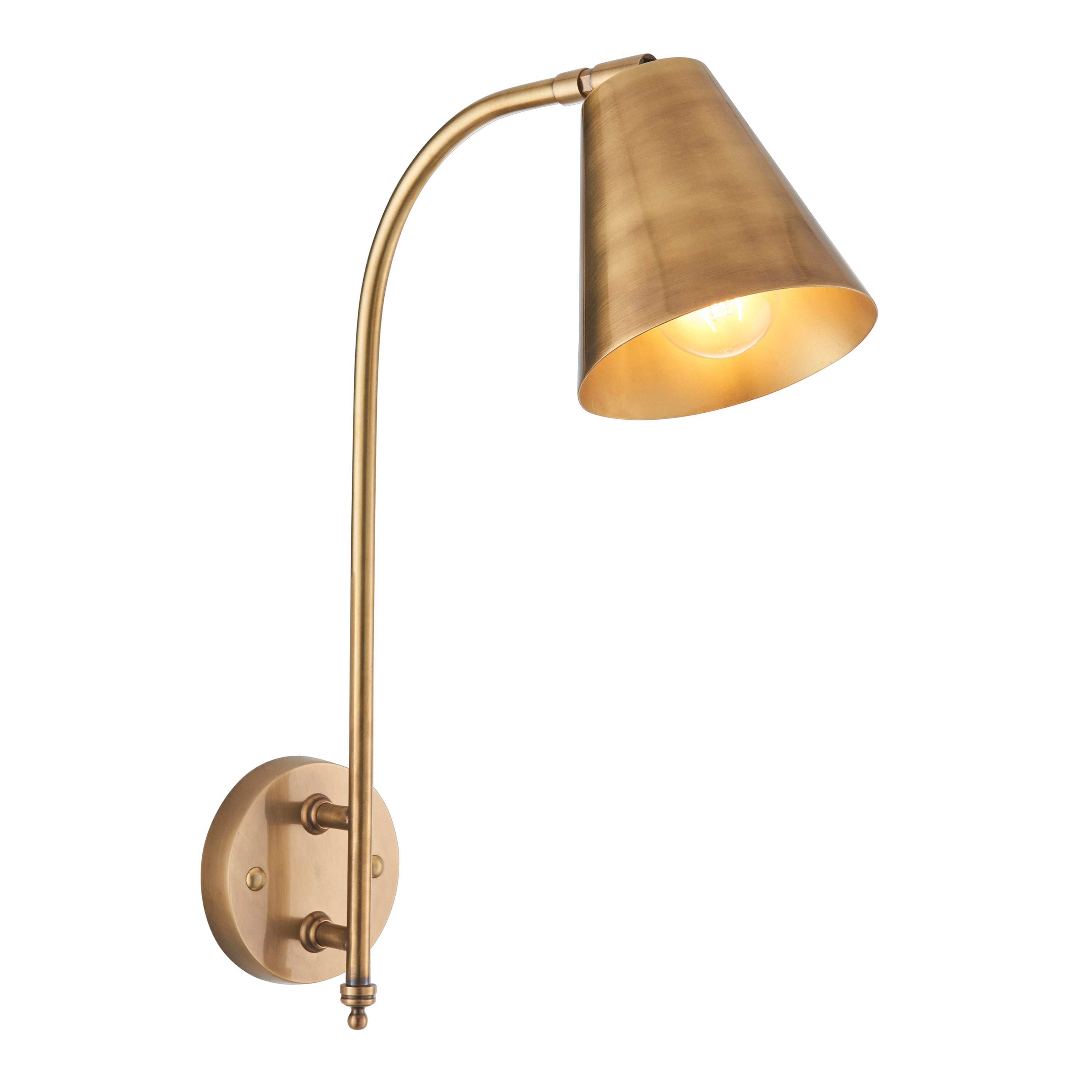 Radha 1 Wall Light - Brass | Migo Interiors