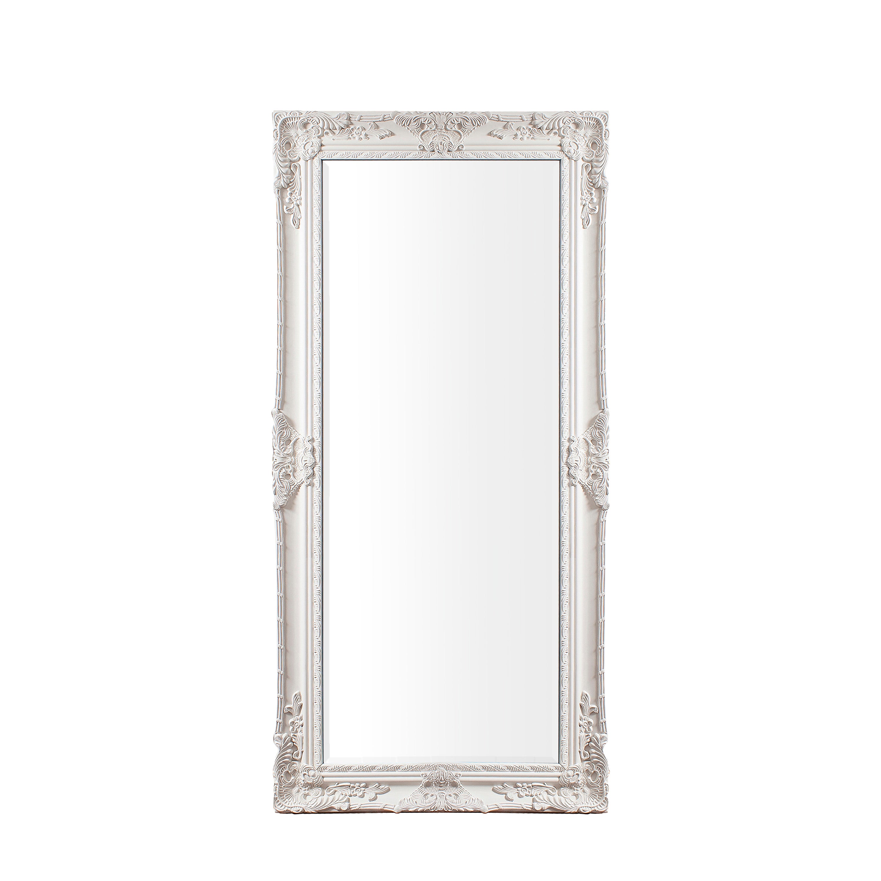 Hampshire Leaner Mirror Cream - Glass / Resin / Wood | Migo Interiors