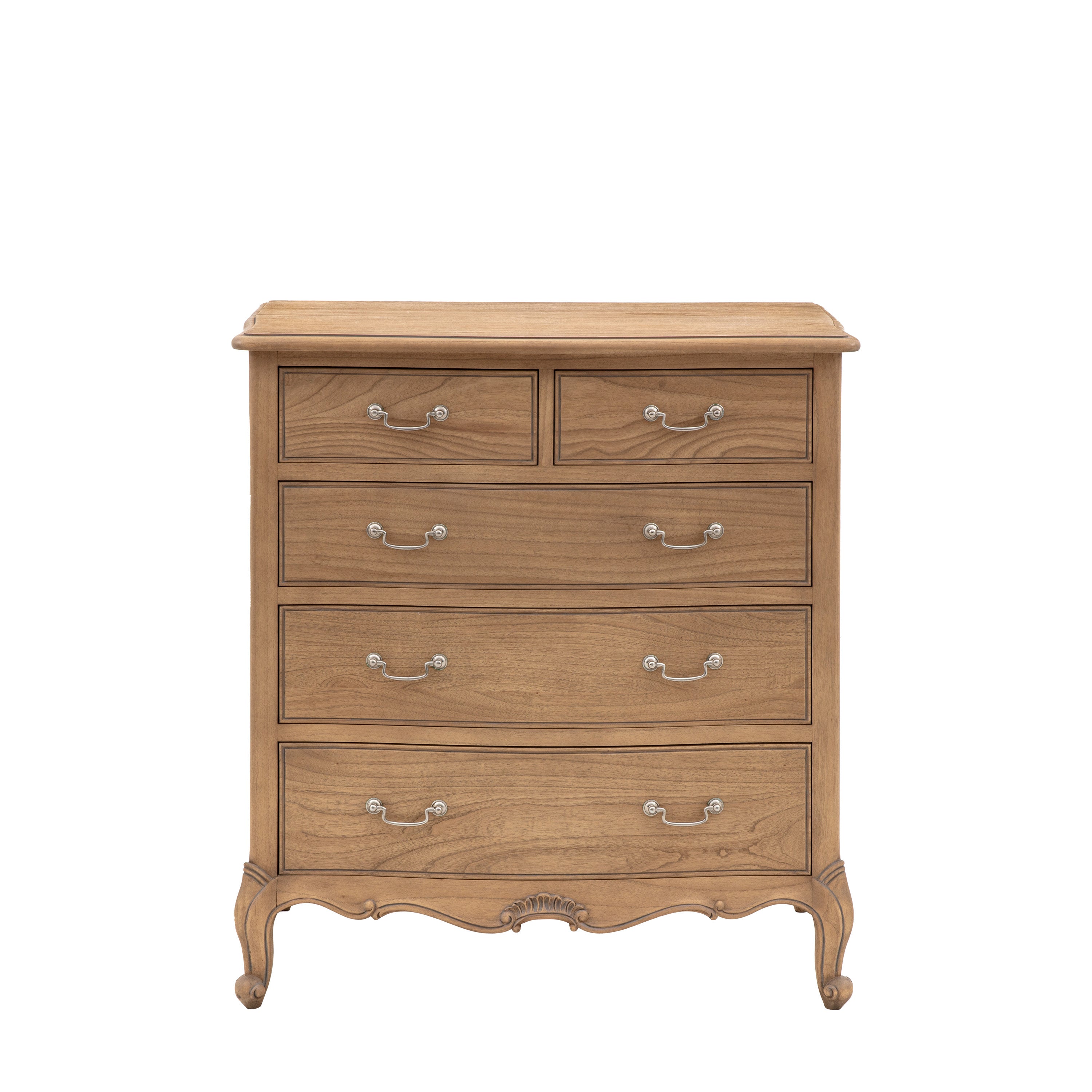 Chic 5 Drawer Chest Weathered - Mindy Ash | Migo Interiors