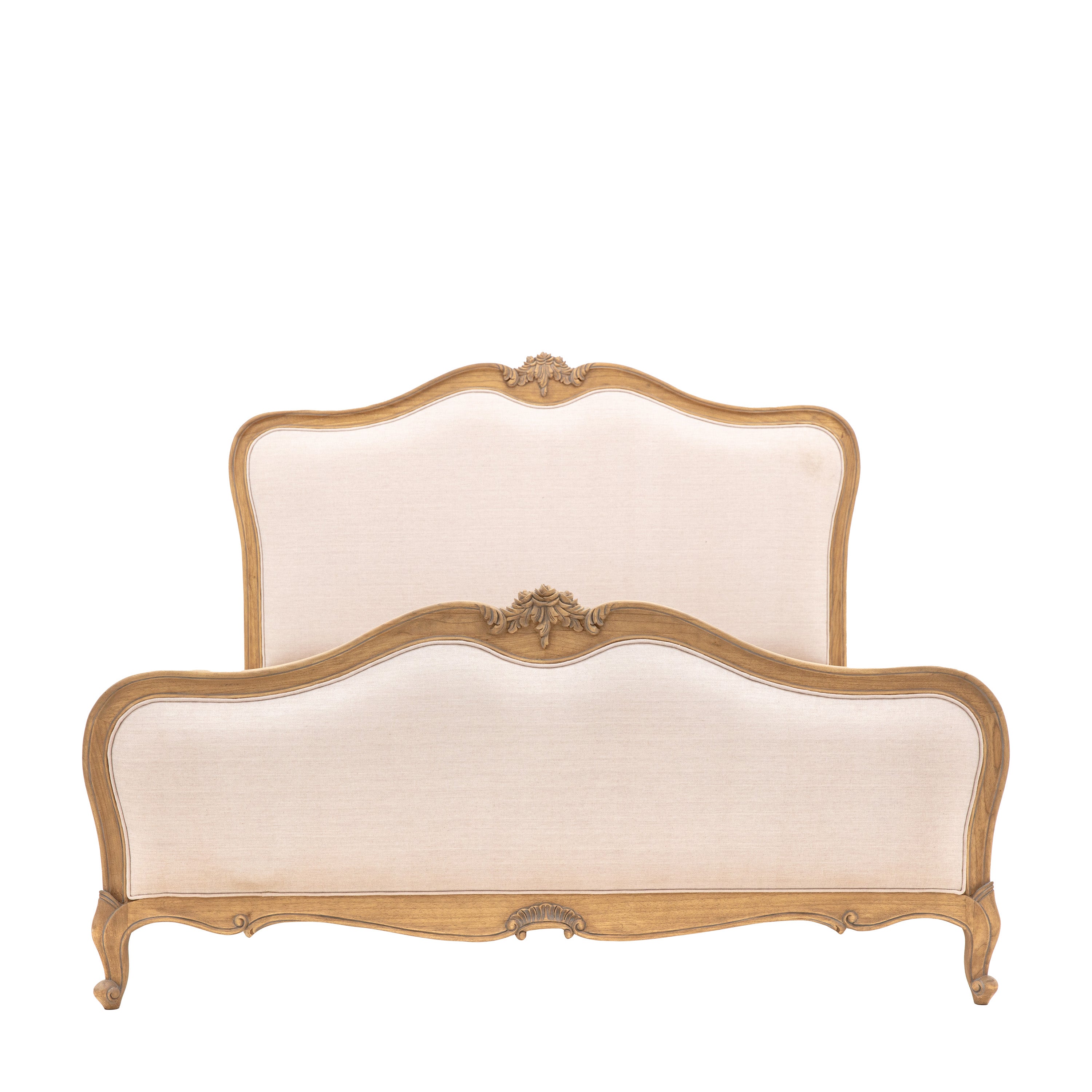 Chic 6' Linen Upholstered Bed Weathered - Linen / Mindy Ash | Migo Interiors