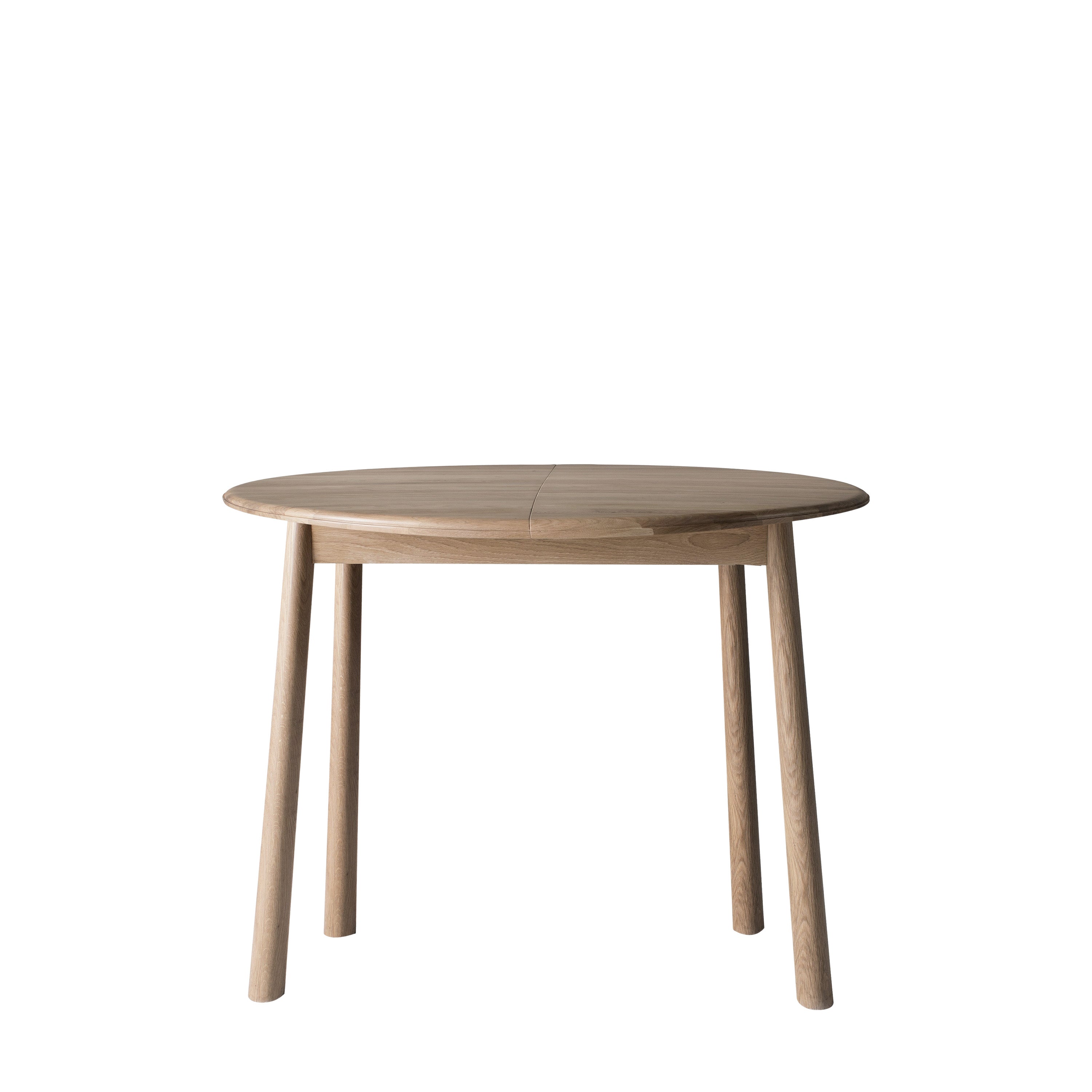 Wycombe Round Extending Table 1100/ - Solid Oak / Oak Veneers | Migo Interiors