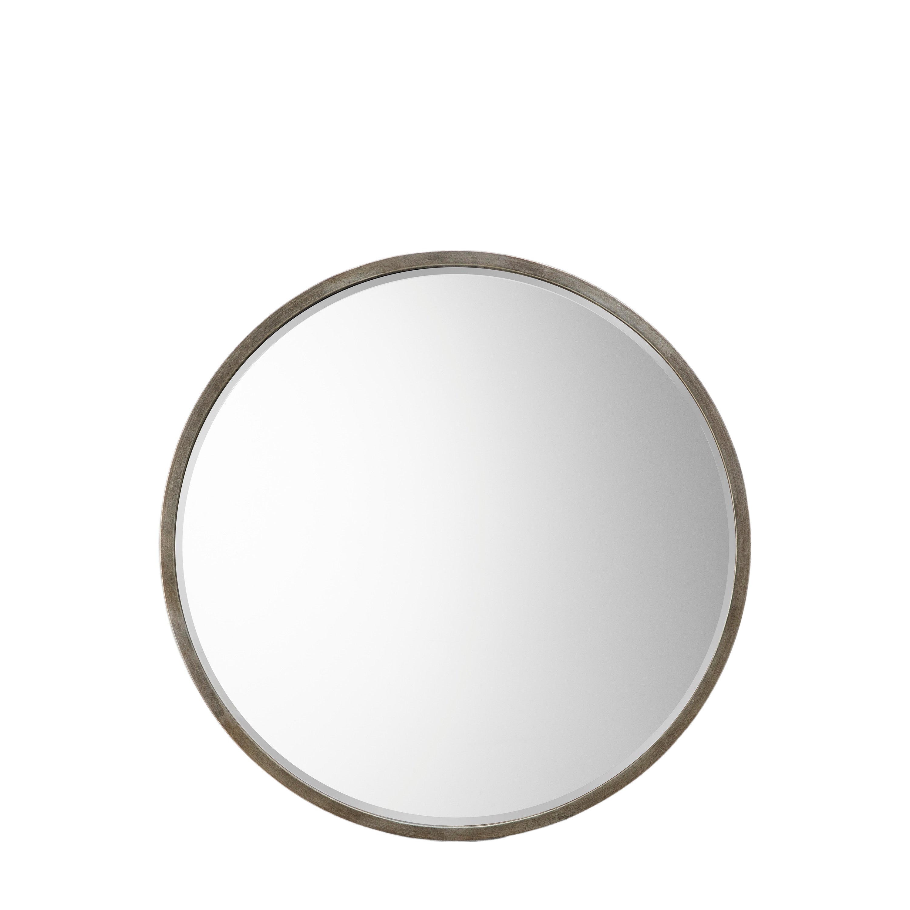 Higgins Round Antique Silver - Glass / Metal | Migo Interiors