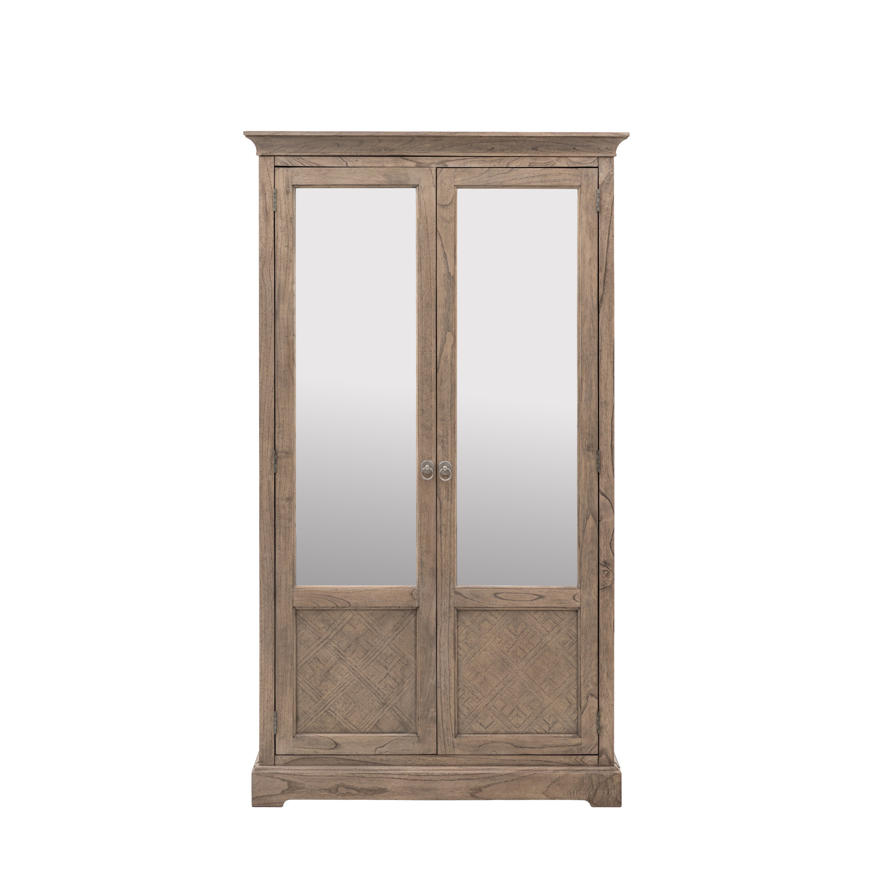 Rustique 2 Mirror Door Wardrobe