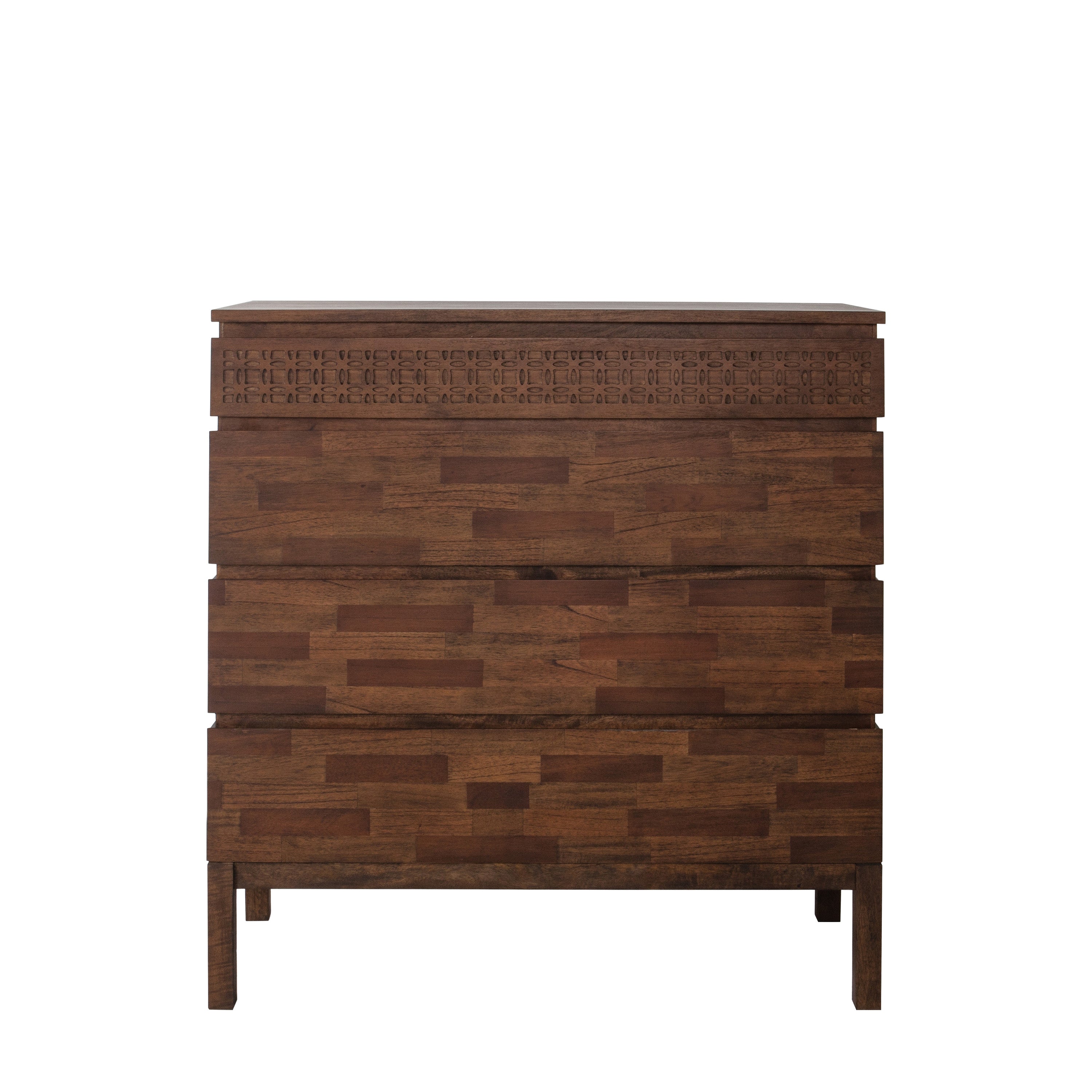 Boho Retreat 4 Drawer Chest - Mango / Mindi / Mahogany / MDF | Migo Interiors