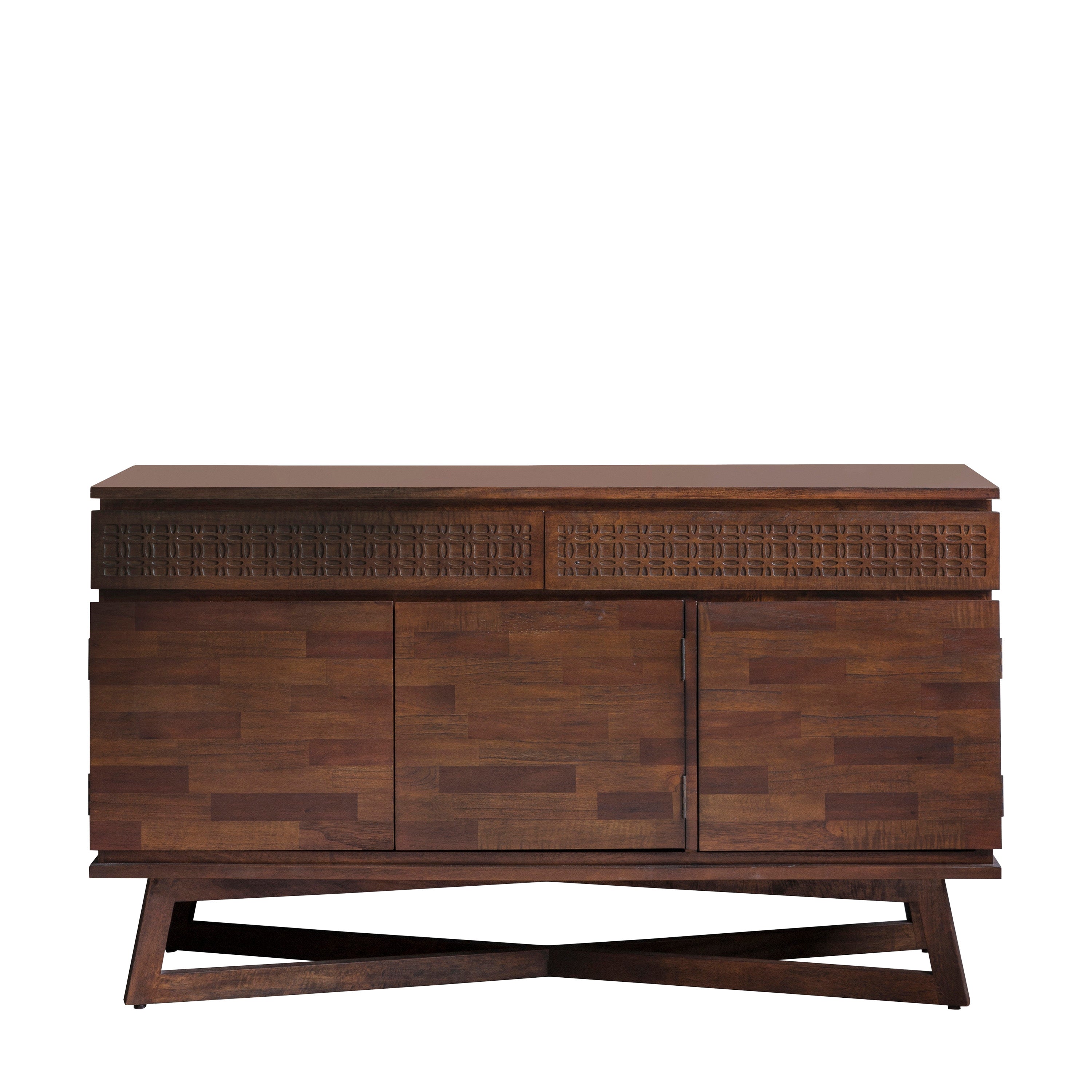 Boho Retreat 3Dr/2Drwr Sideboard - Mango / Mindi / Mahogany / MDF | Migo Interiors