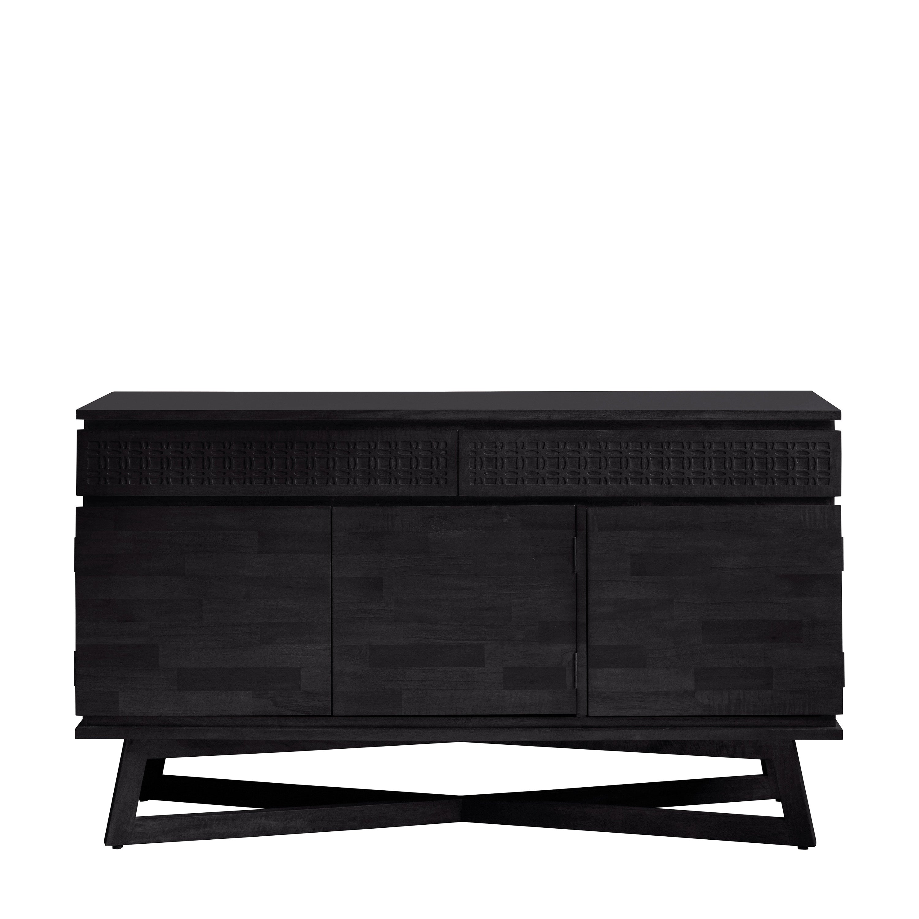 Boho Boutique 3Dr/2Drwr Sideboard - Mango / Mindi / Mahogany / MDF | Migo Interiors