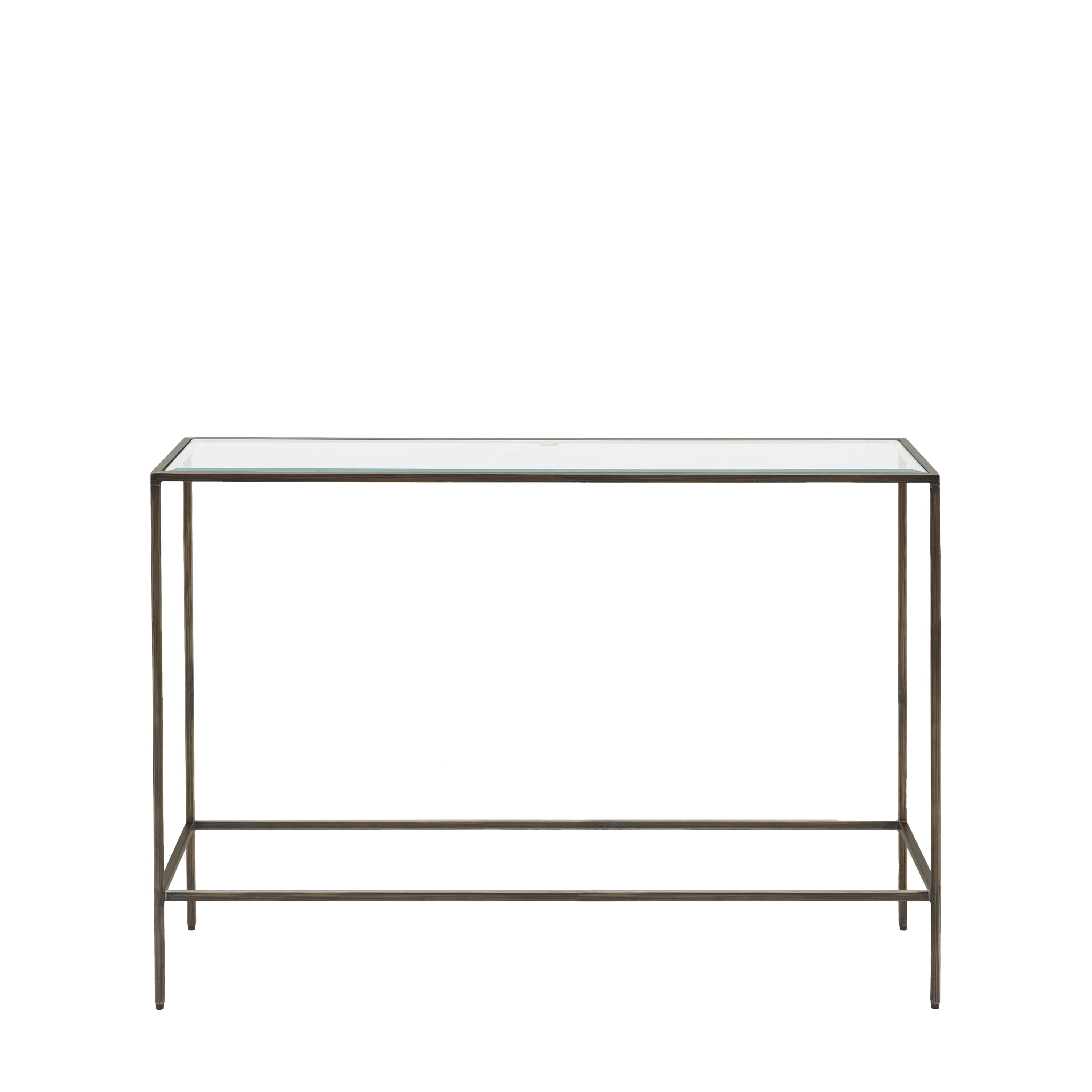 Rothbury Console Table Bronze - Glass / Metal | Migo Interiors