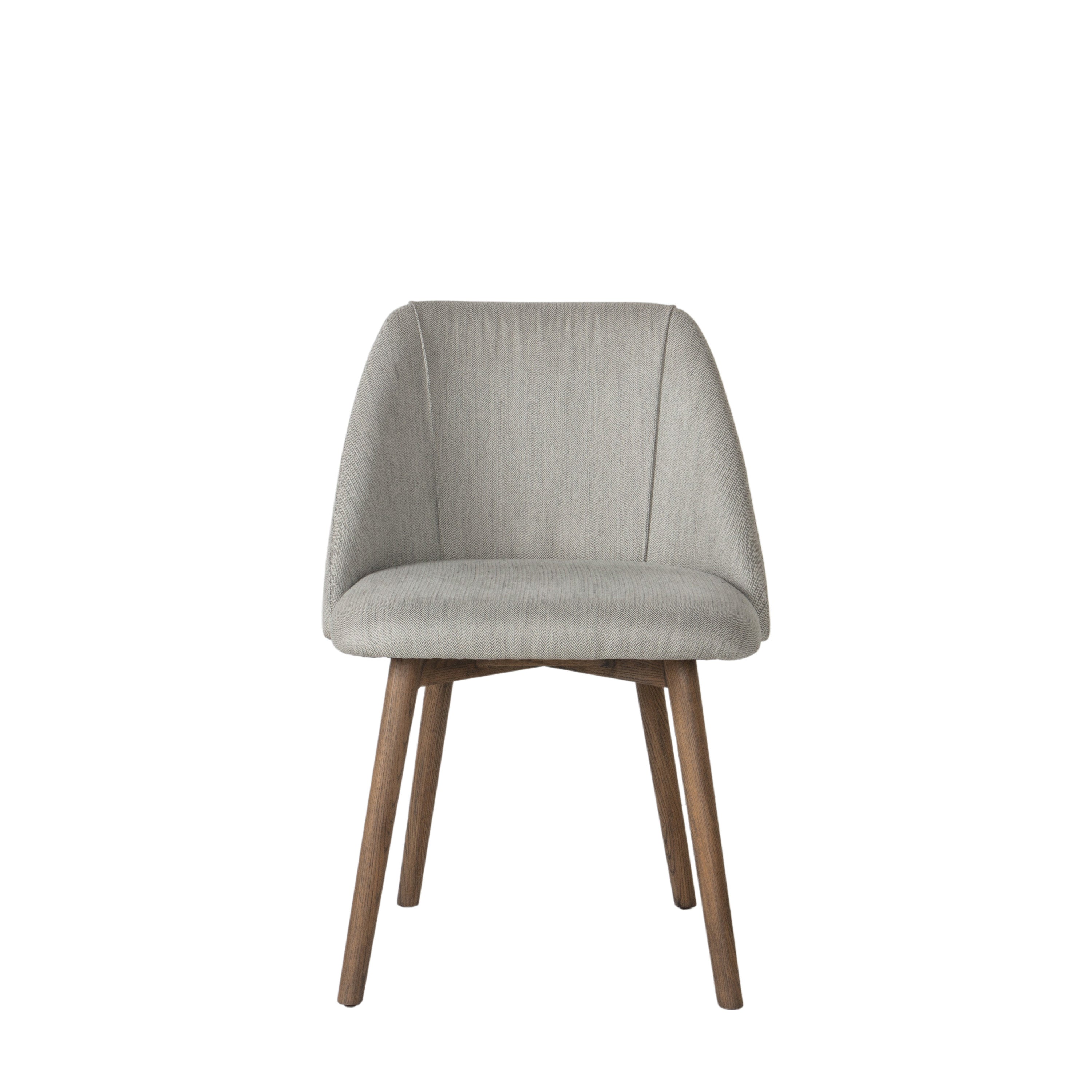 Elliot Dining Chair Neutral (2pk) - Ash / Linen / Polyester | Migo Interiors