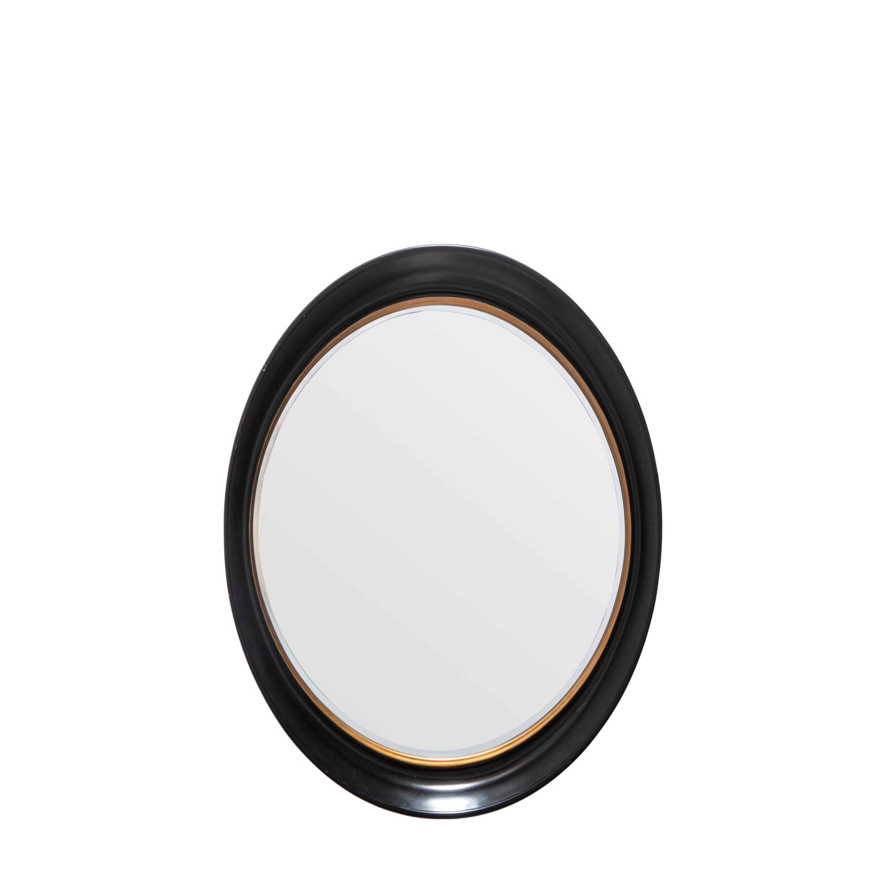 Fiddock Mirror Black and Gold - Glass / PU | Migo Interiors
