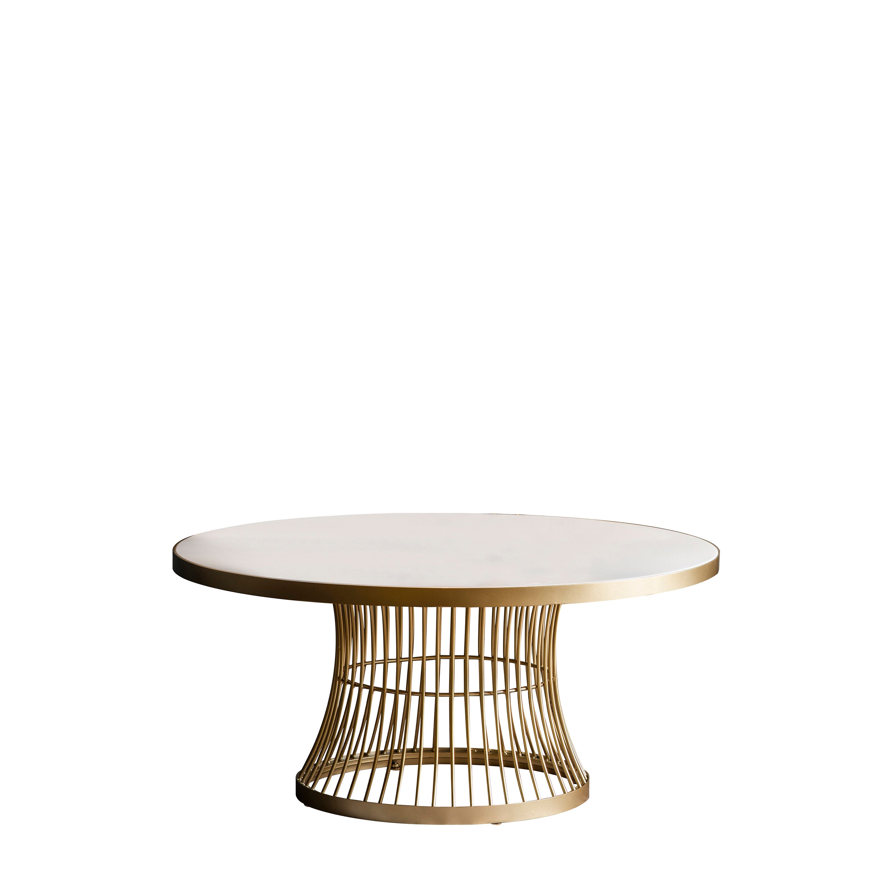 Pickford Coffee Table Champagne - Marble / Metal | Migo Interiors