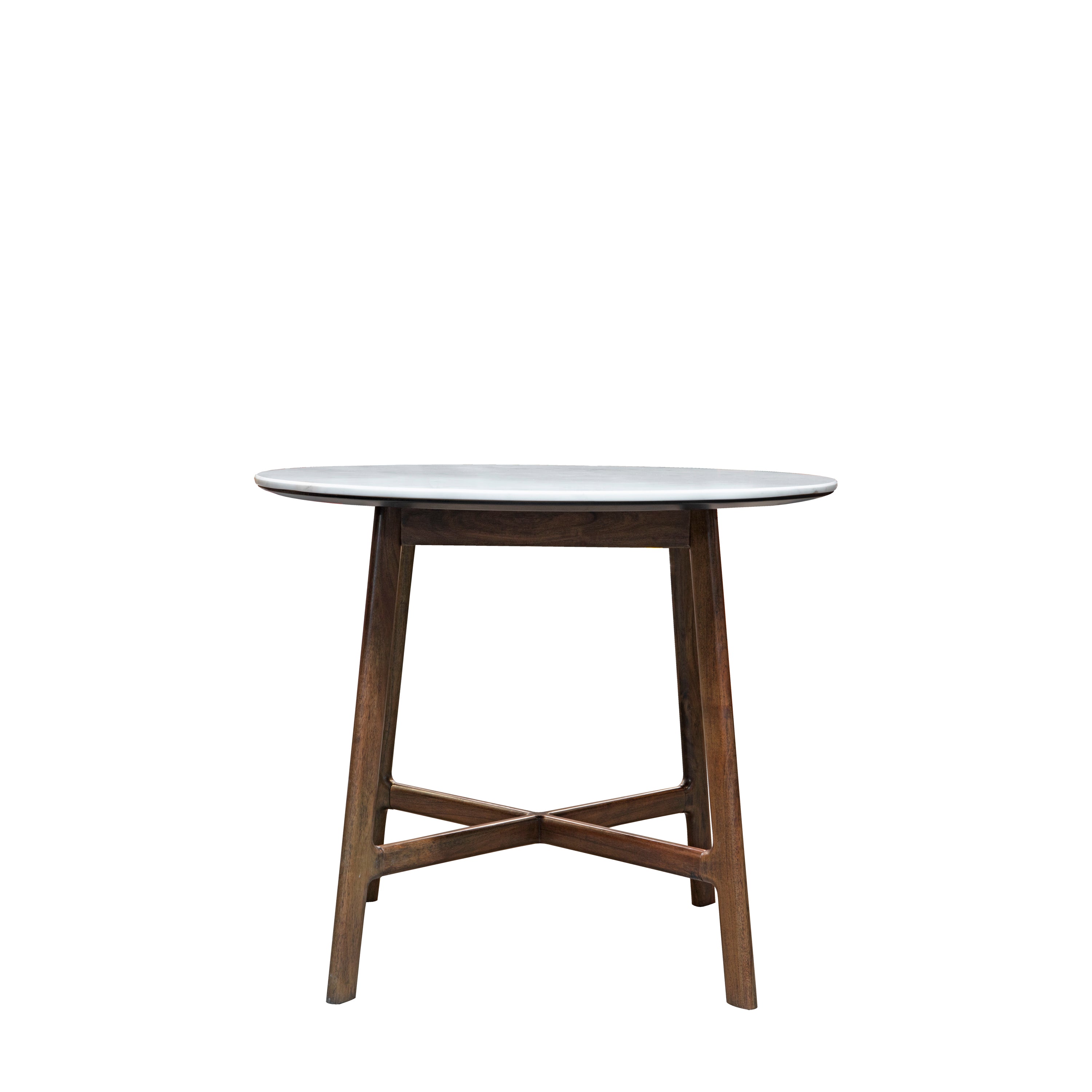 Barcelona Dining Table Round - Acacia / Marble / MDF | Migo Interiors