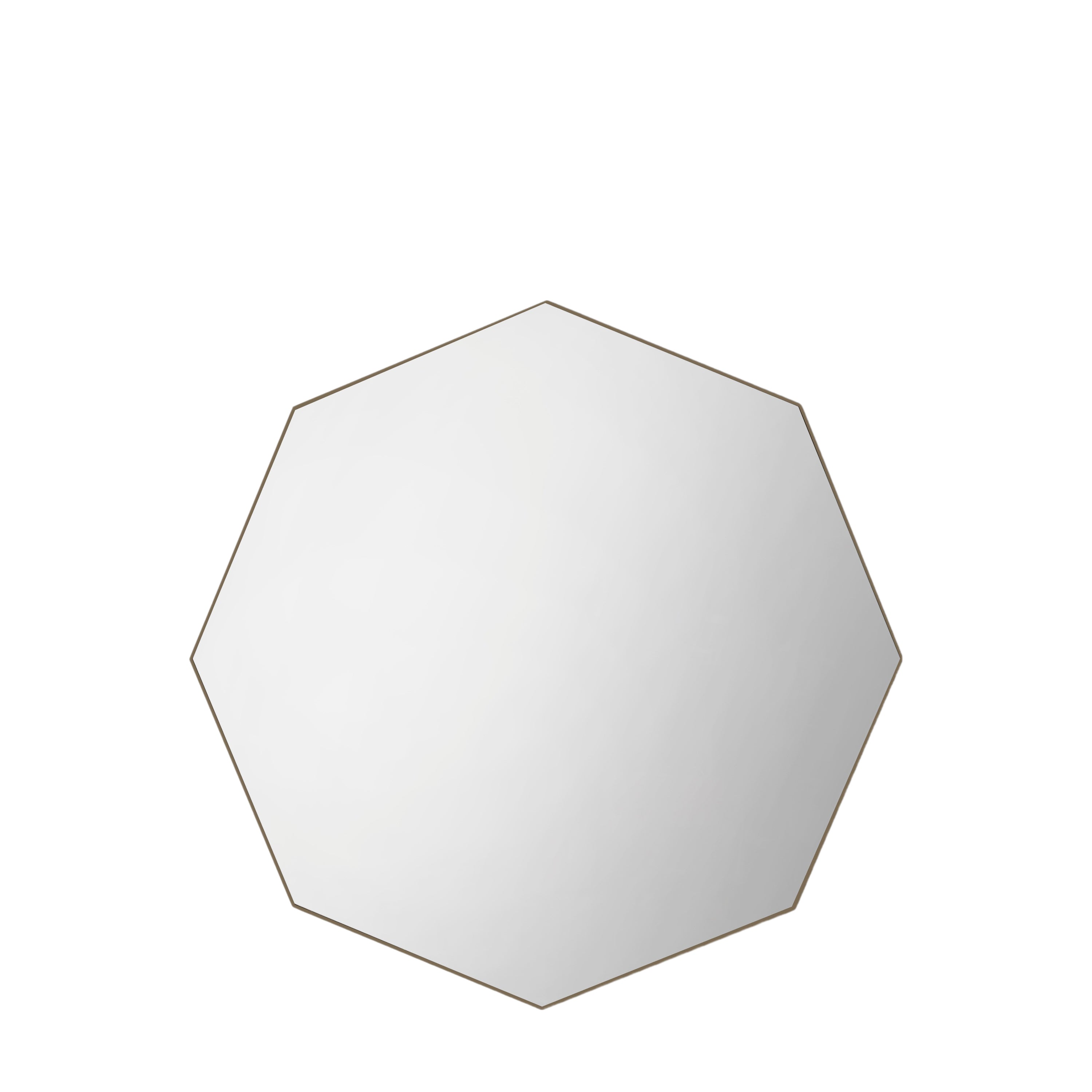 Bowie Octagon Mirror Champagne - Glass / MDF / Metal | Migo Interiors