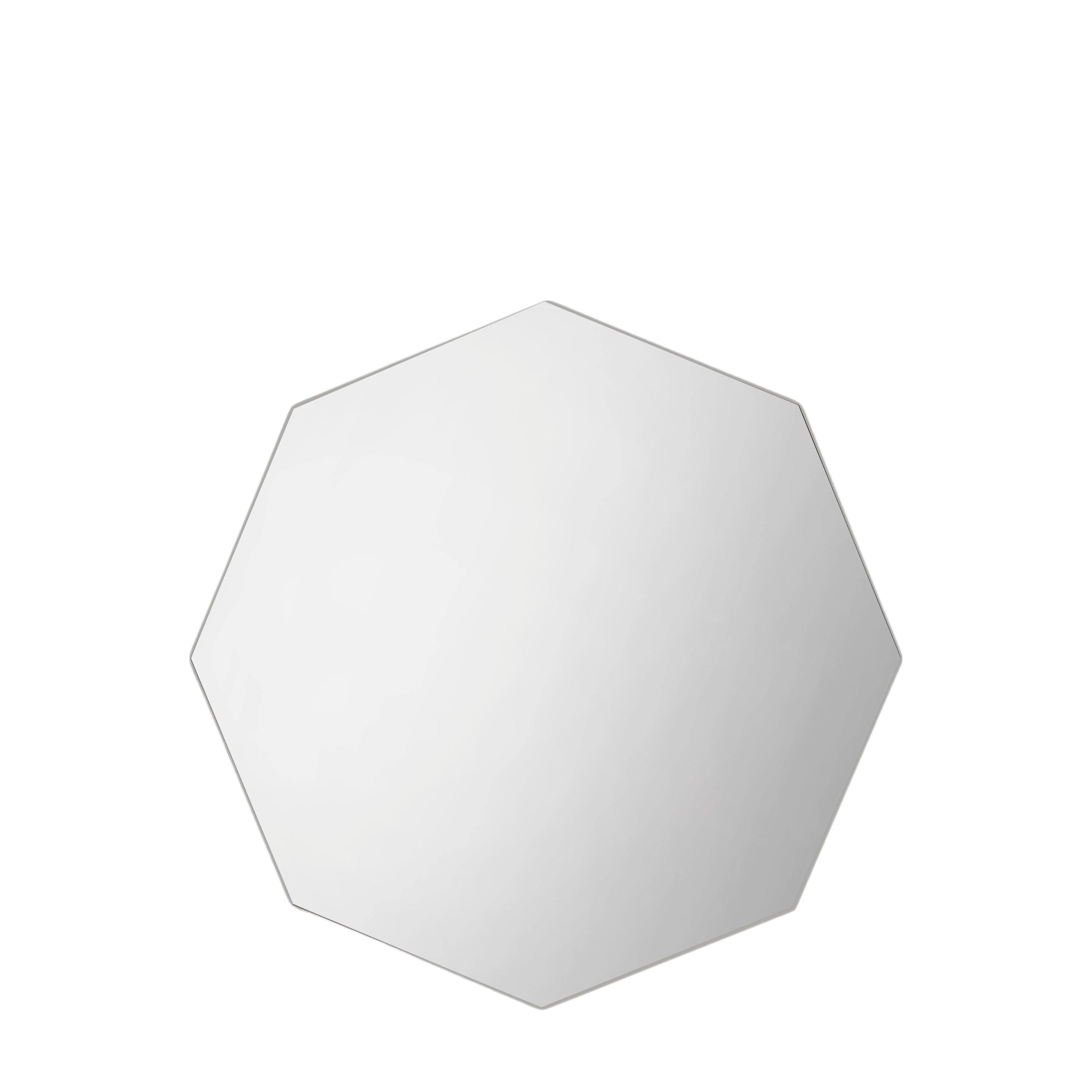 Bowie Octagon Mirror Silver - Glass / MDF / Metal | Migo Interiors