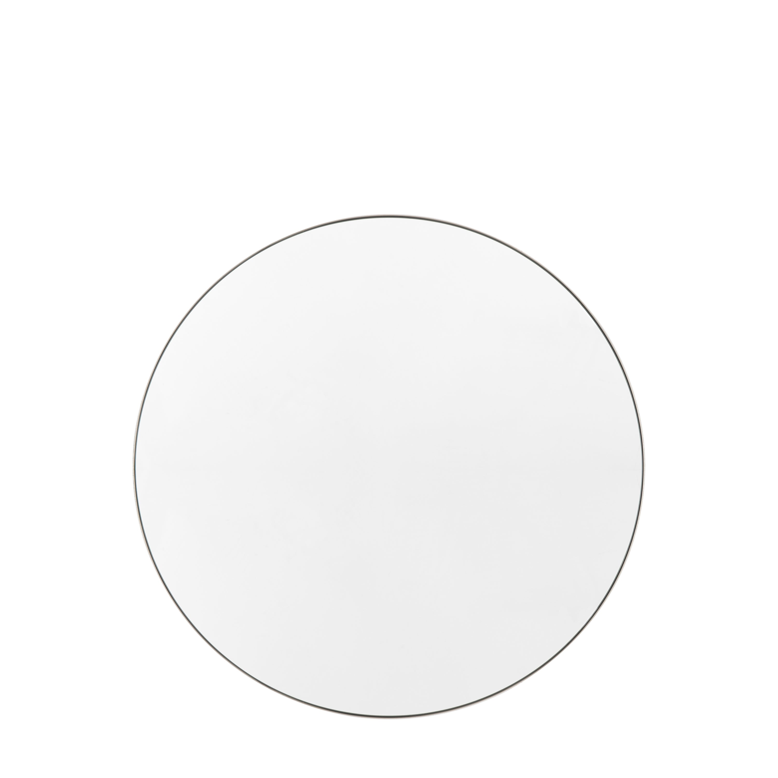 Bowie Round Mirror Silver - Glass / MDF / Metal | Migo Interiors