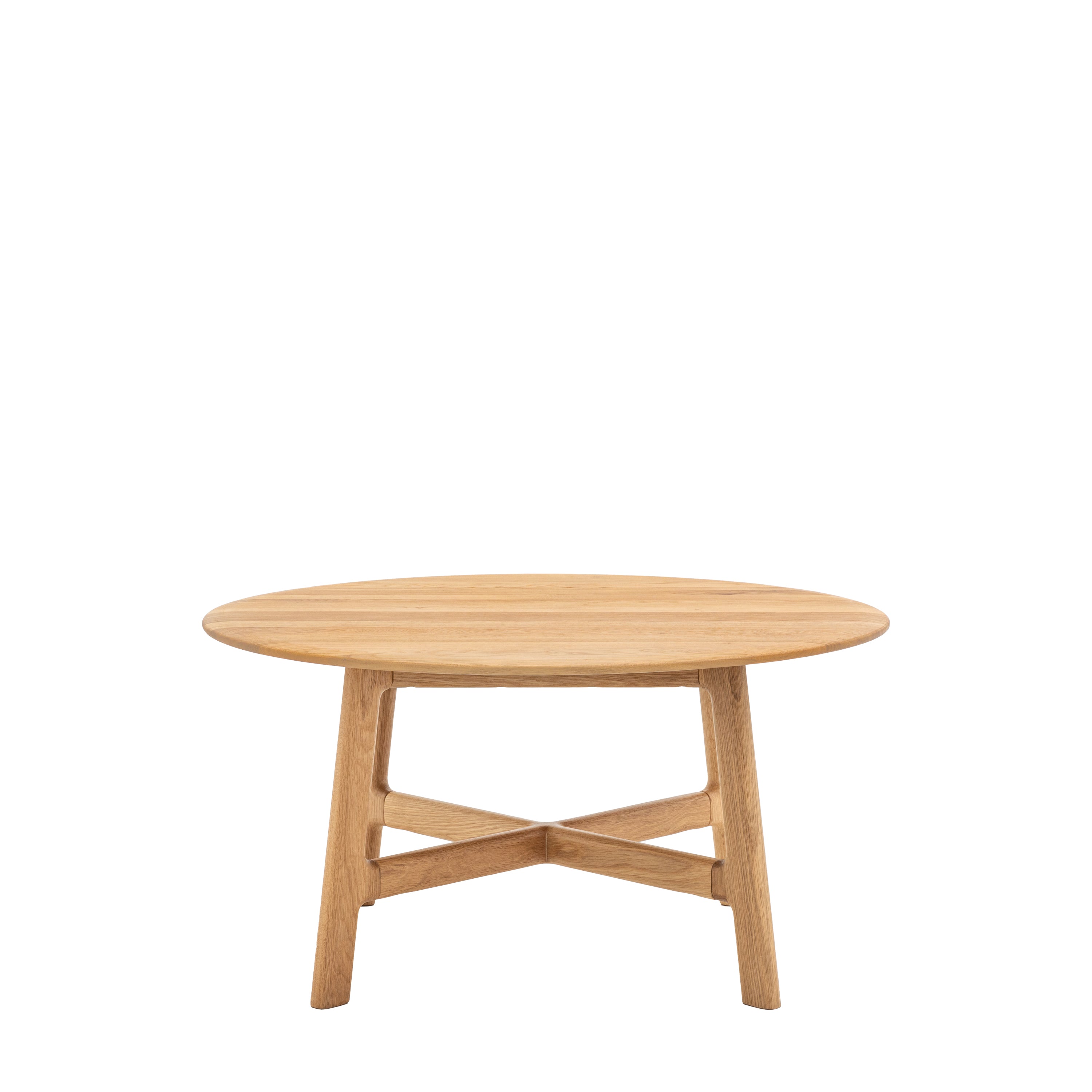 Madrid Round Coffee Table - Oak | Migo Interiors