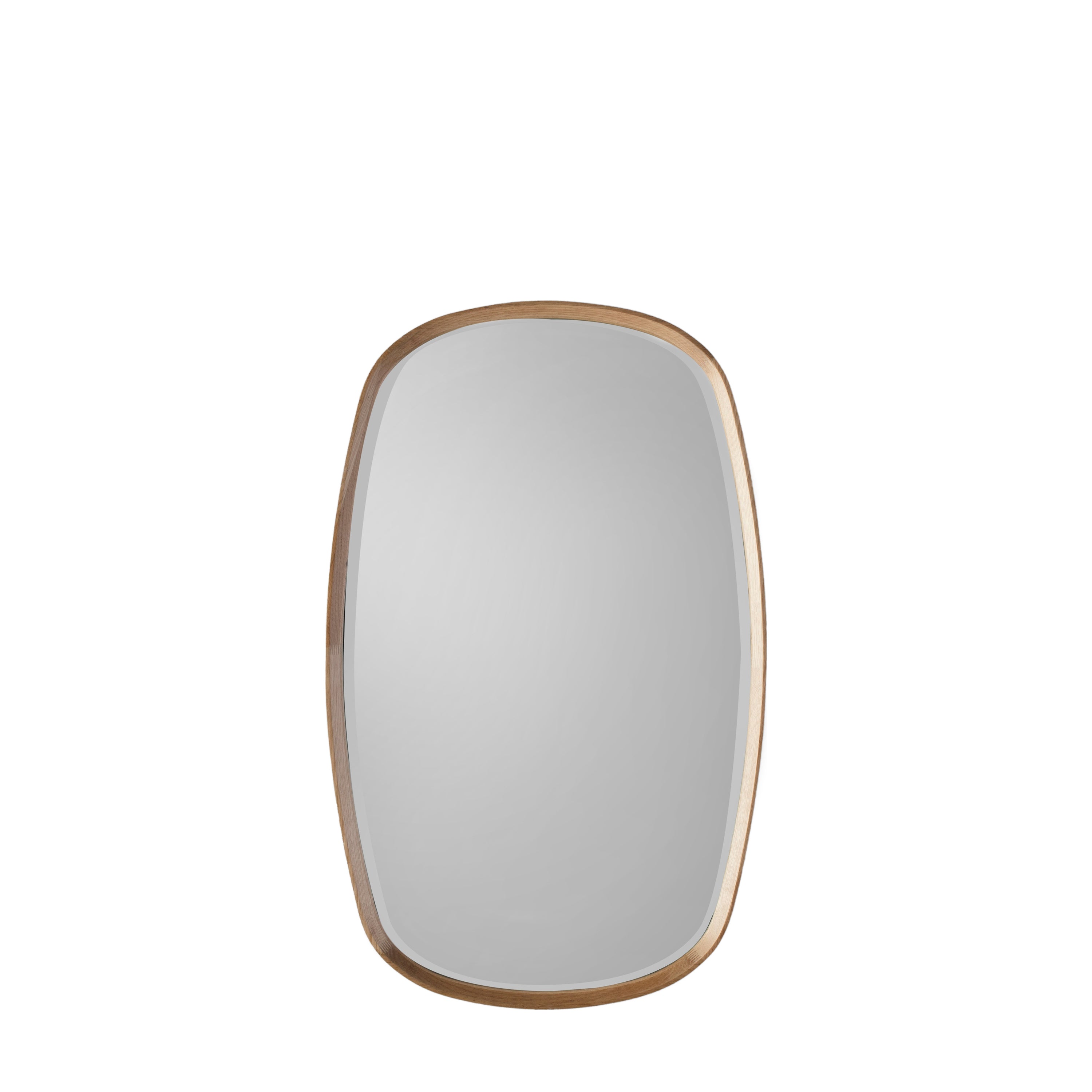 Keaton Mirror Oak - Glass / MDF / Wood | Migo Interiors