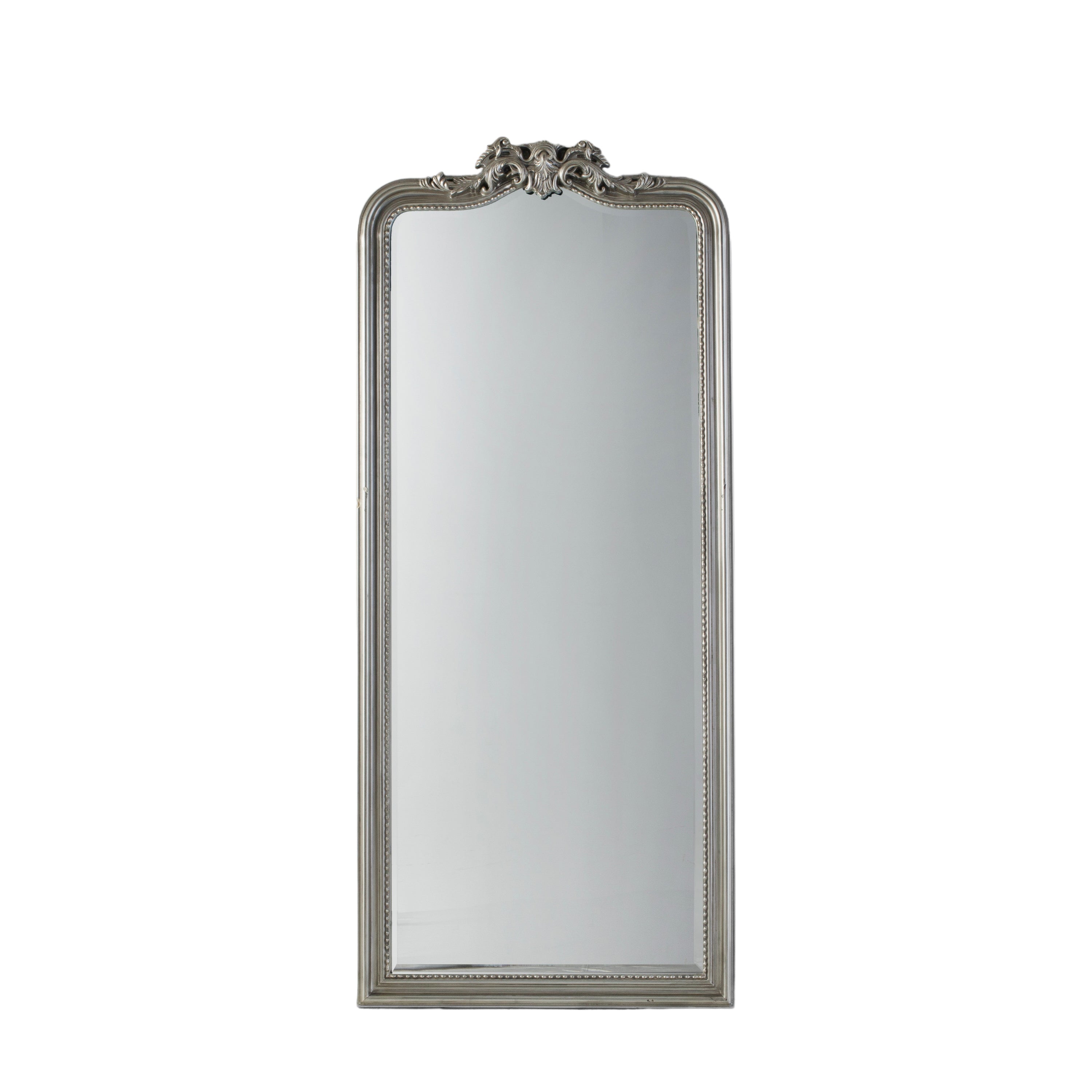 Cagney Mirror Silver - Glass / MDF / PU / Wood | Migo Interiors