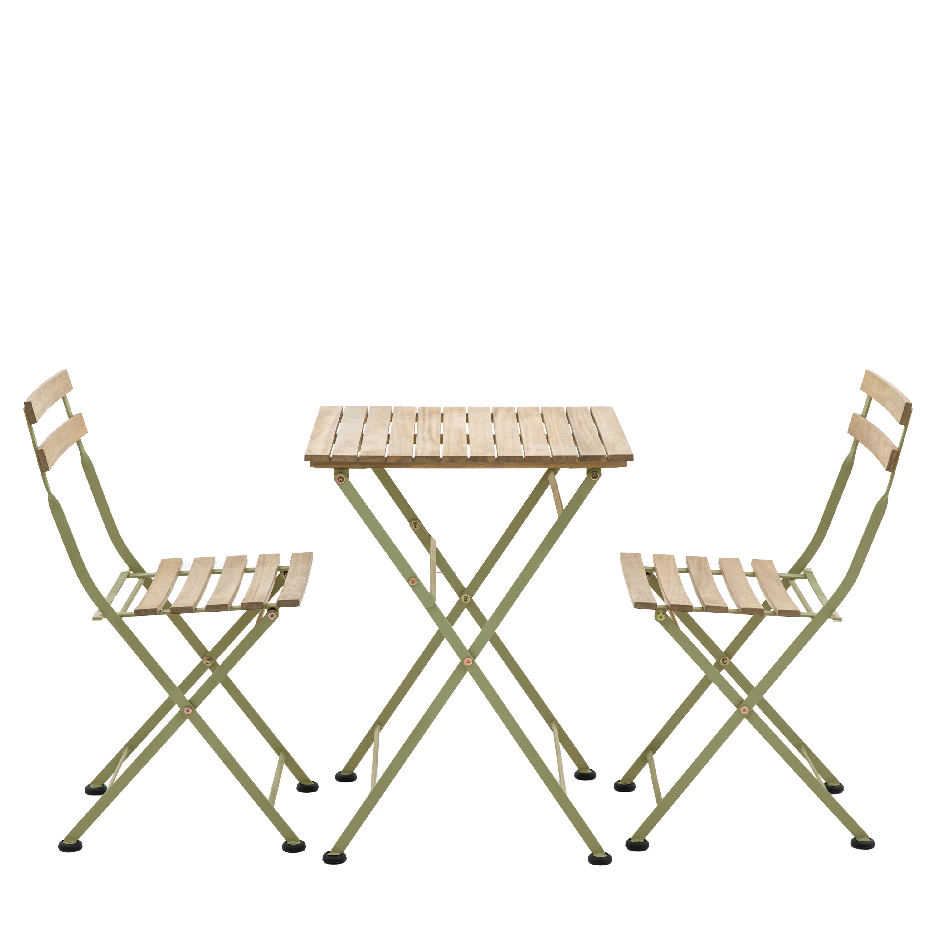 Ronda Bistro Set Cedar - Steel / Acacia | Migo Interiors