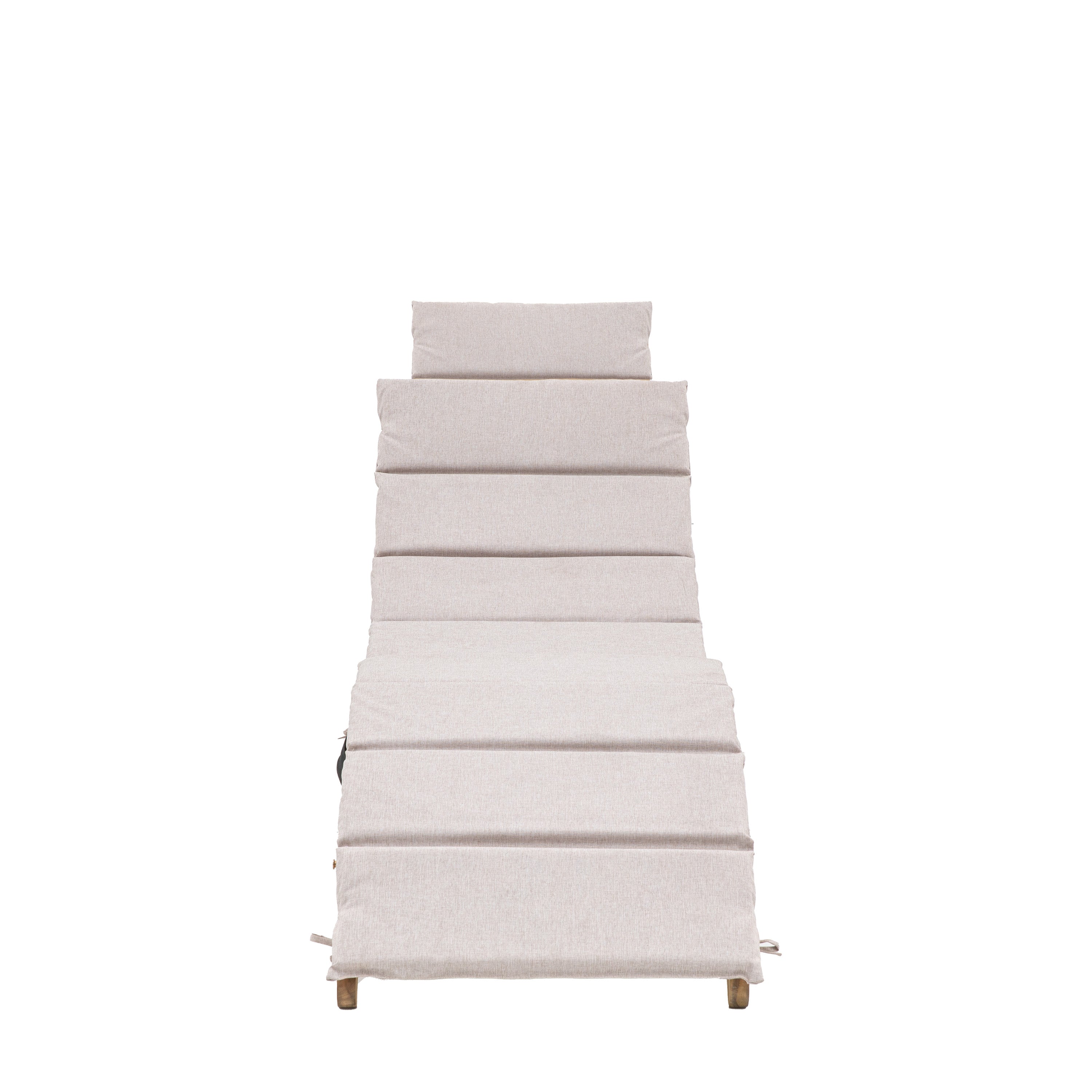 Ammos Foldaway Sunlounger - Acacia / Foam / Polyester / Fibre | Migo Interiors