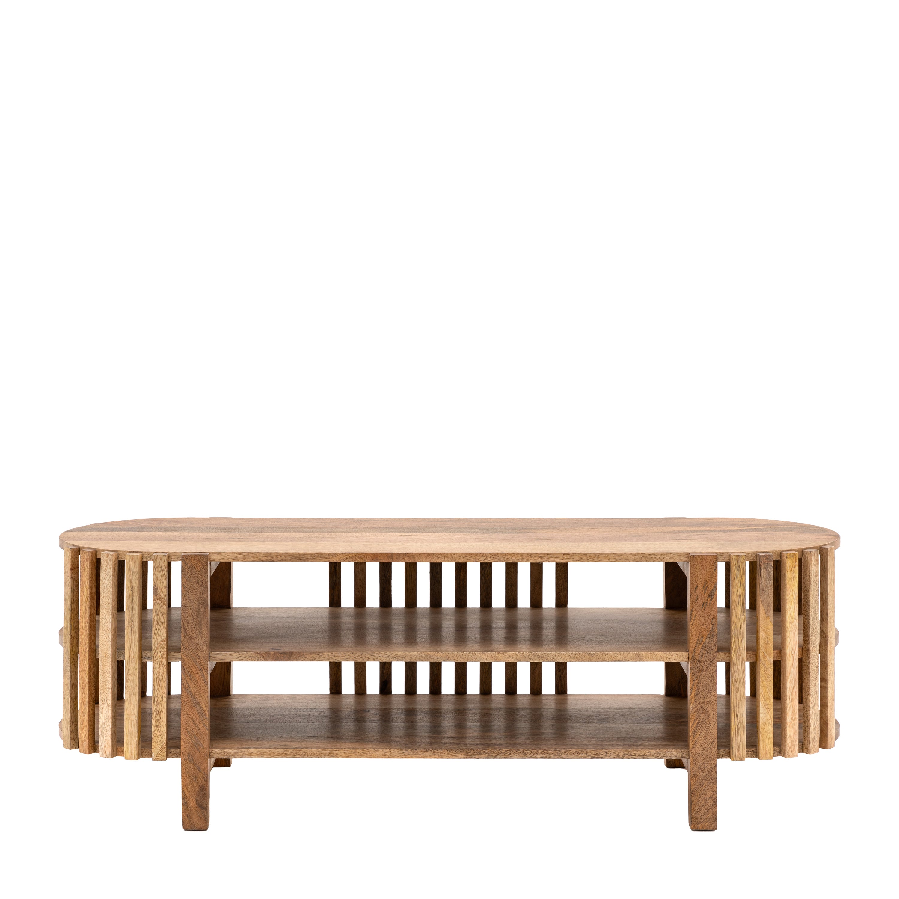 Voss Media Unit - Mango Wood / MDF | Migo Interiors