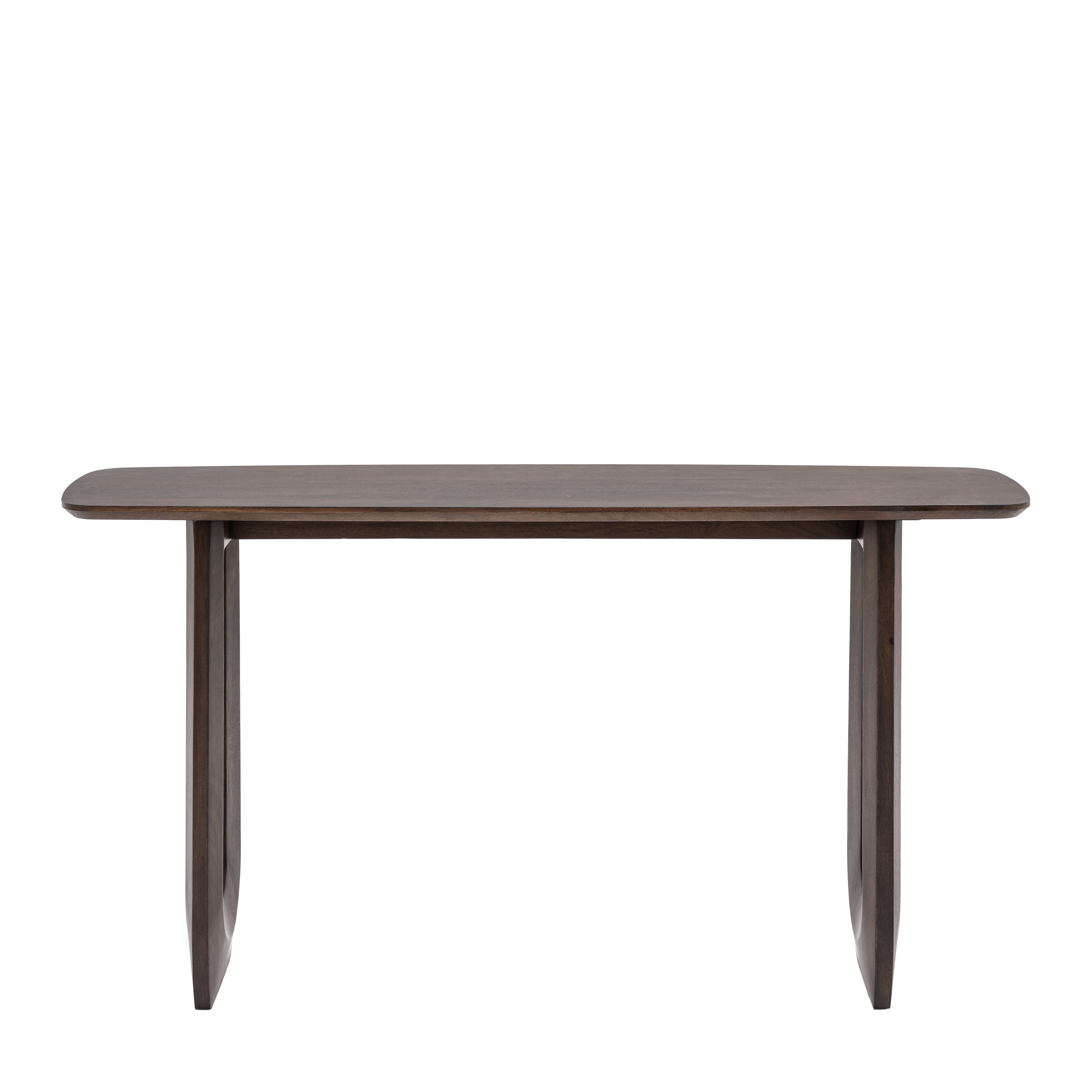 Arc Console Table - Mango Wood / Metal Plate | Migo Interiors