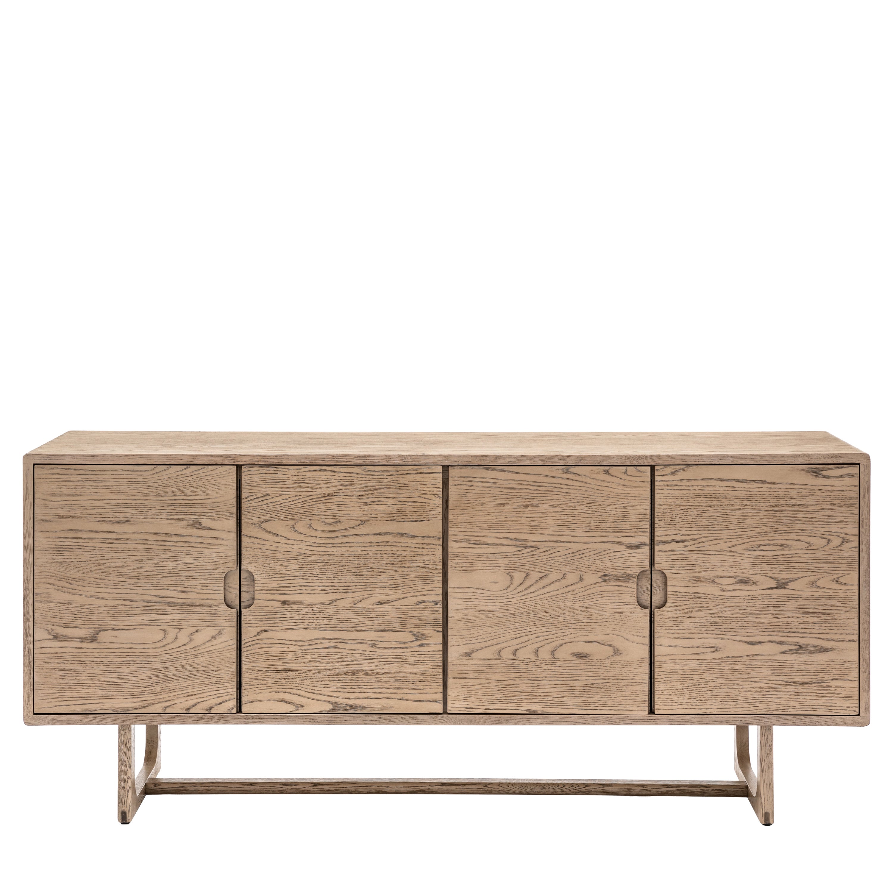 Craft 4 Door Sideboard Smoked - Oak / Oak Veneered MDF | Migo Interiors