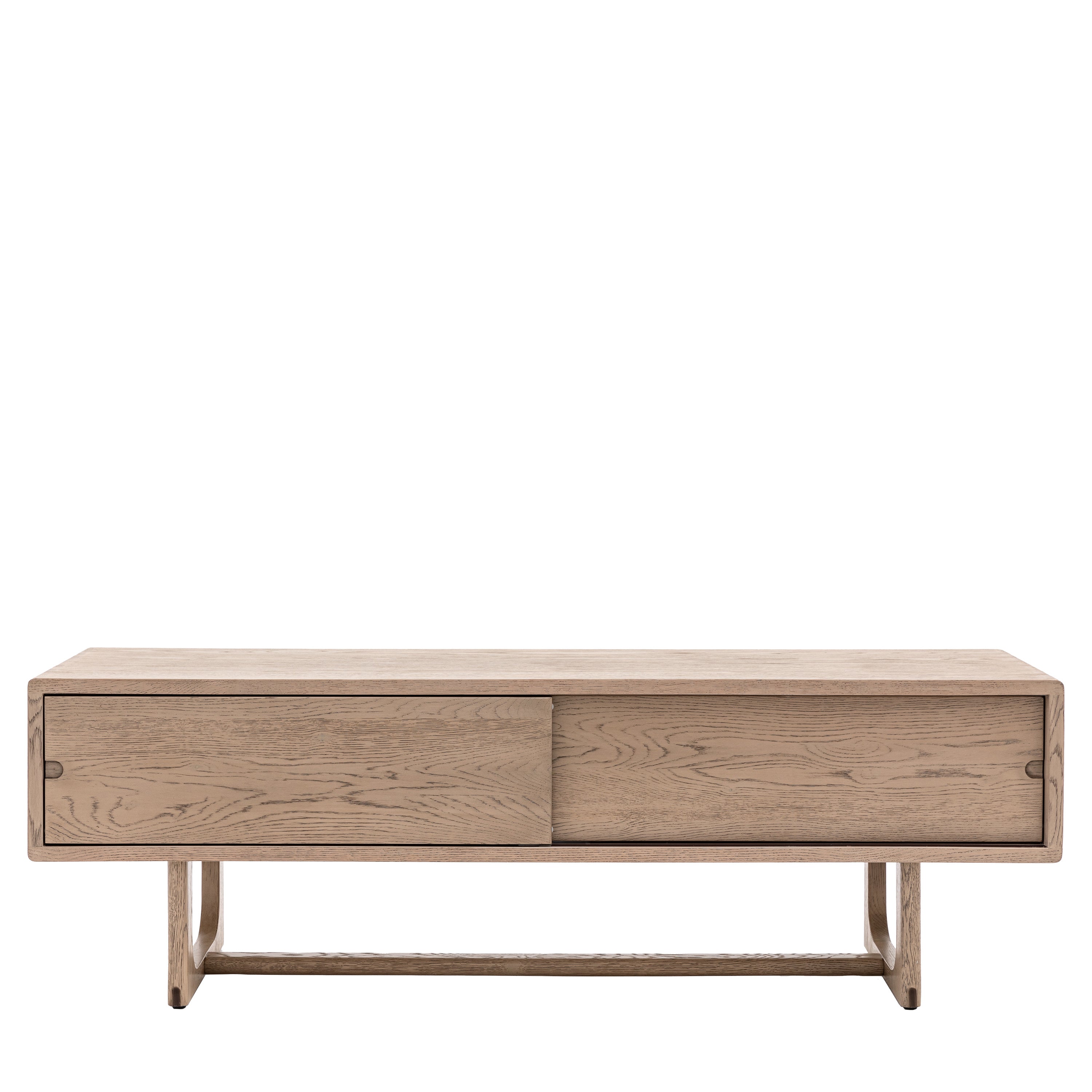 Craft Media Unit Smoked - Oak / Oak Veneered MDF | Migo Interiors