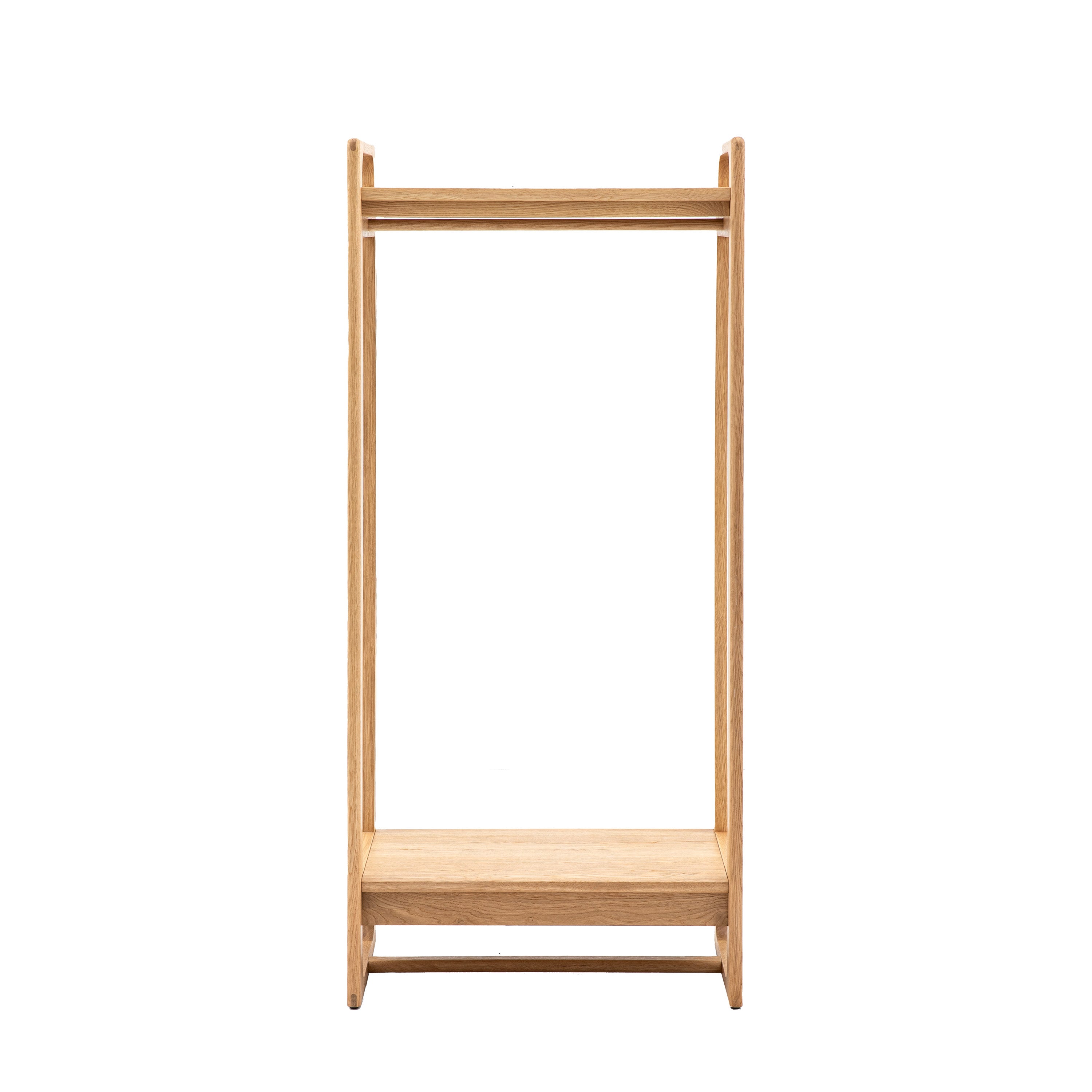 Craft Open Wardrobe Natural - Oak / Oak Veneered MDF | Migo Interiors