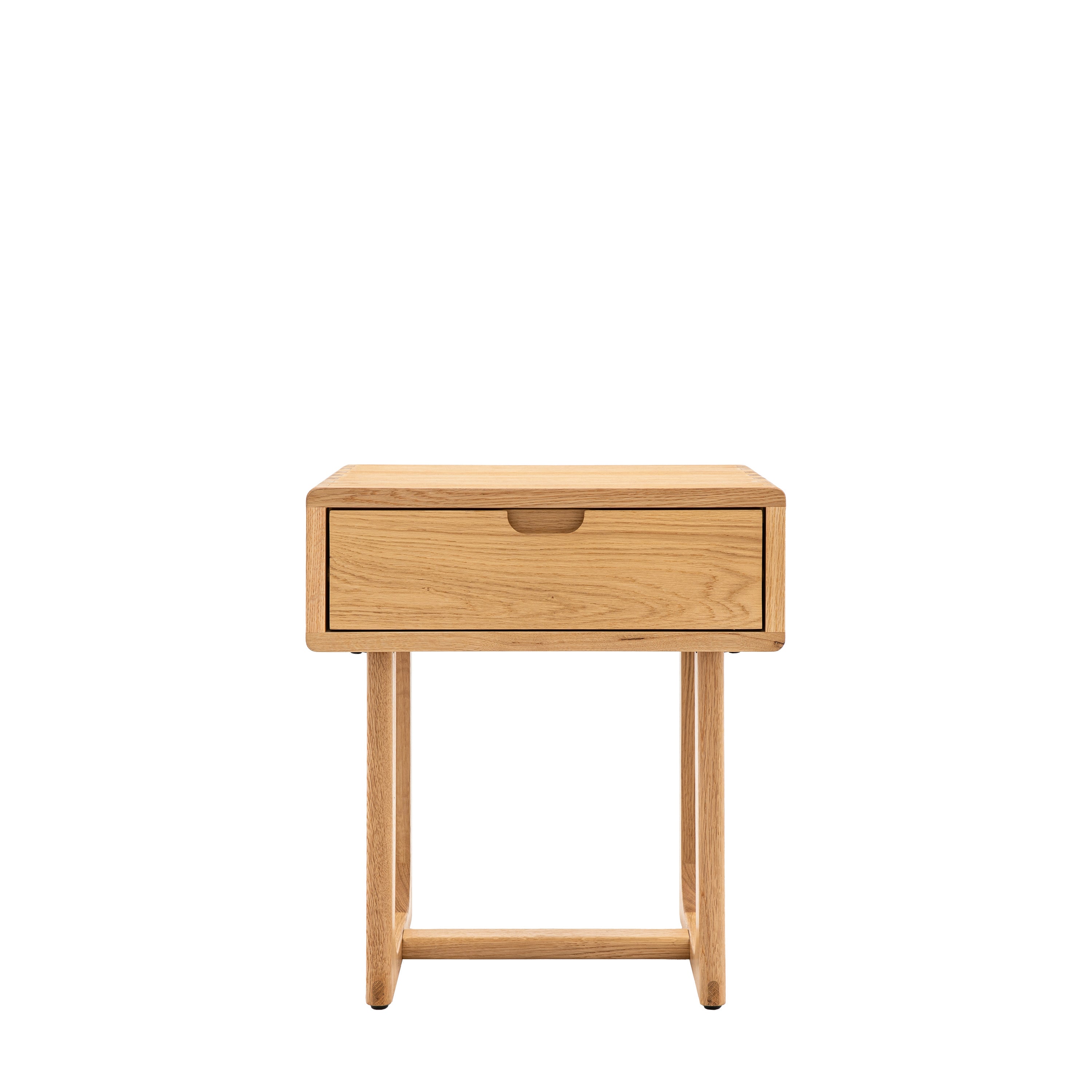 Craft 1 Drawer Bedside Natural - Oak / Oak Veneered MDF / Plywood / Pine | Migo Interiors