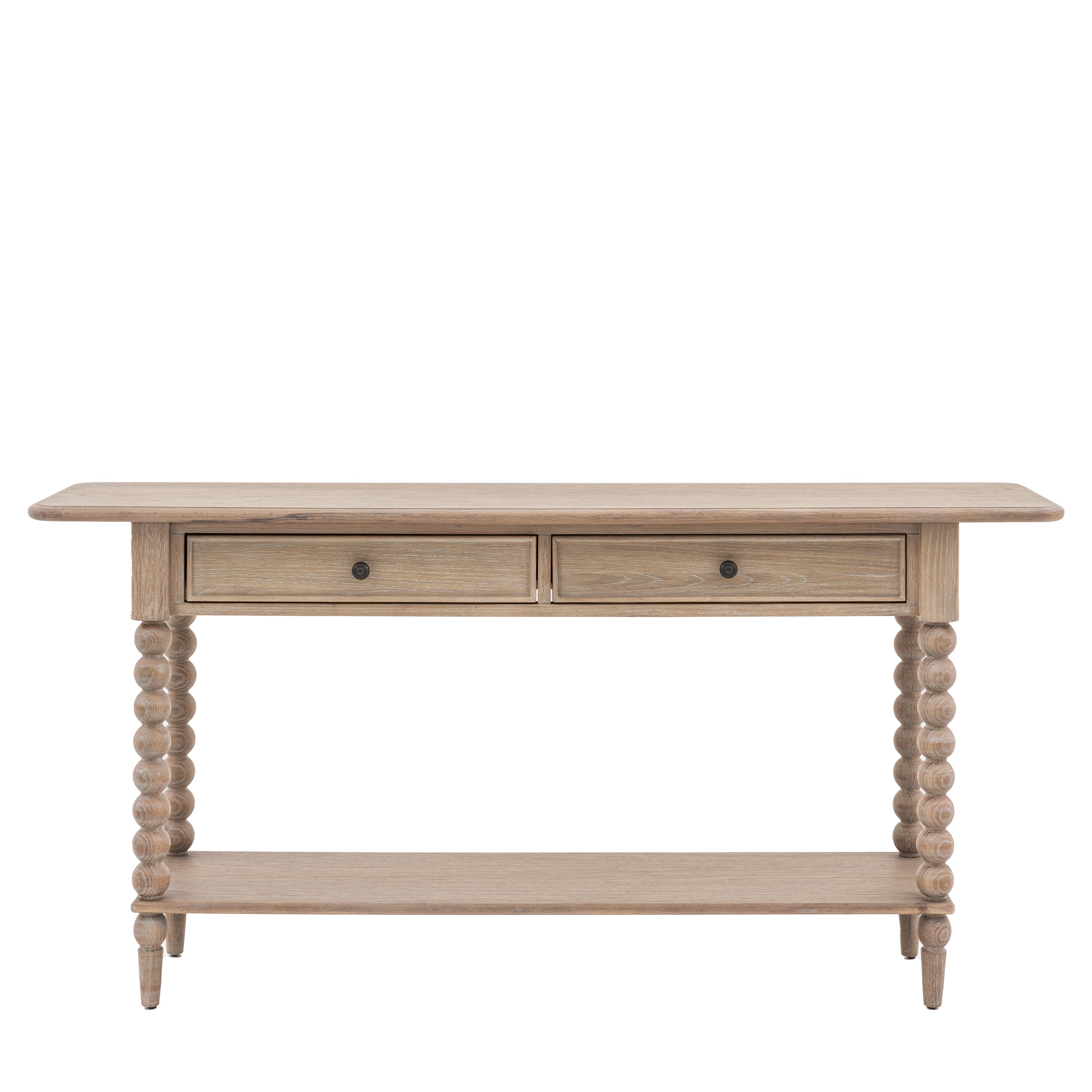 Artisan 2 Drawer Console Table - Oak / Oak Veneer MDF / Plywood / Pine | Migo Interiors