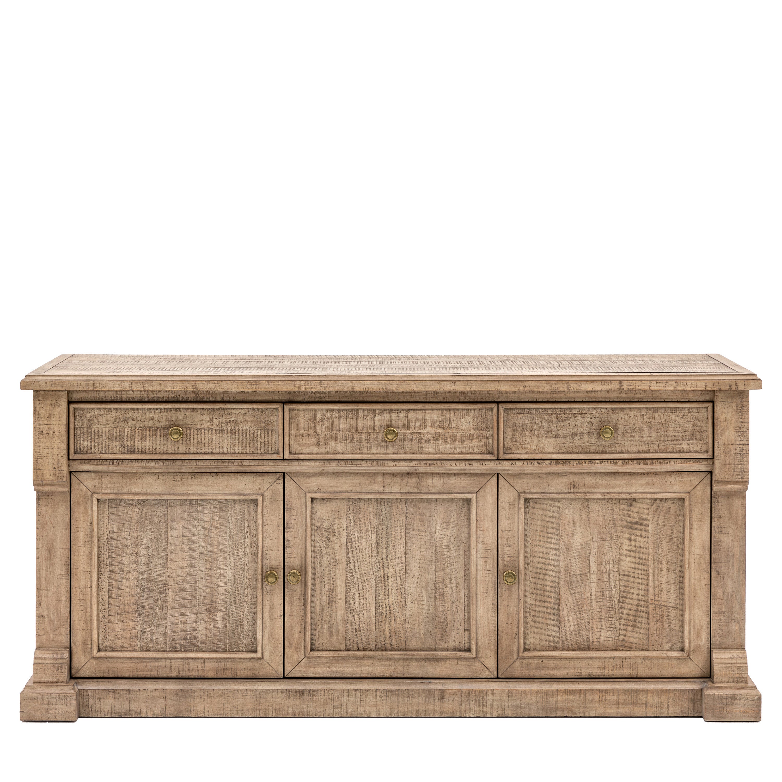 Vancouver 3 Door 3 Drawer Sideboard - Pine / Pine Veneer / Plywood | Migo Interiors