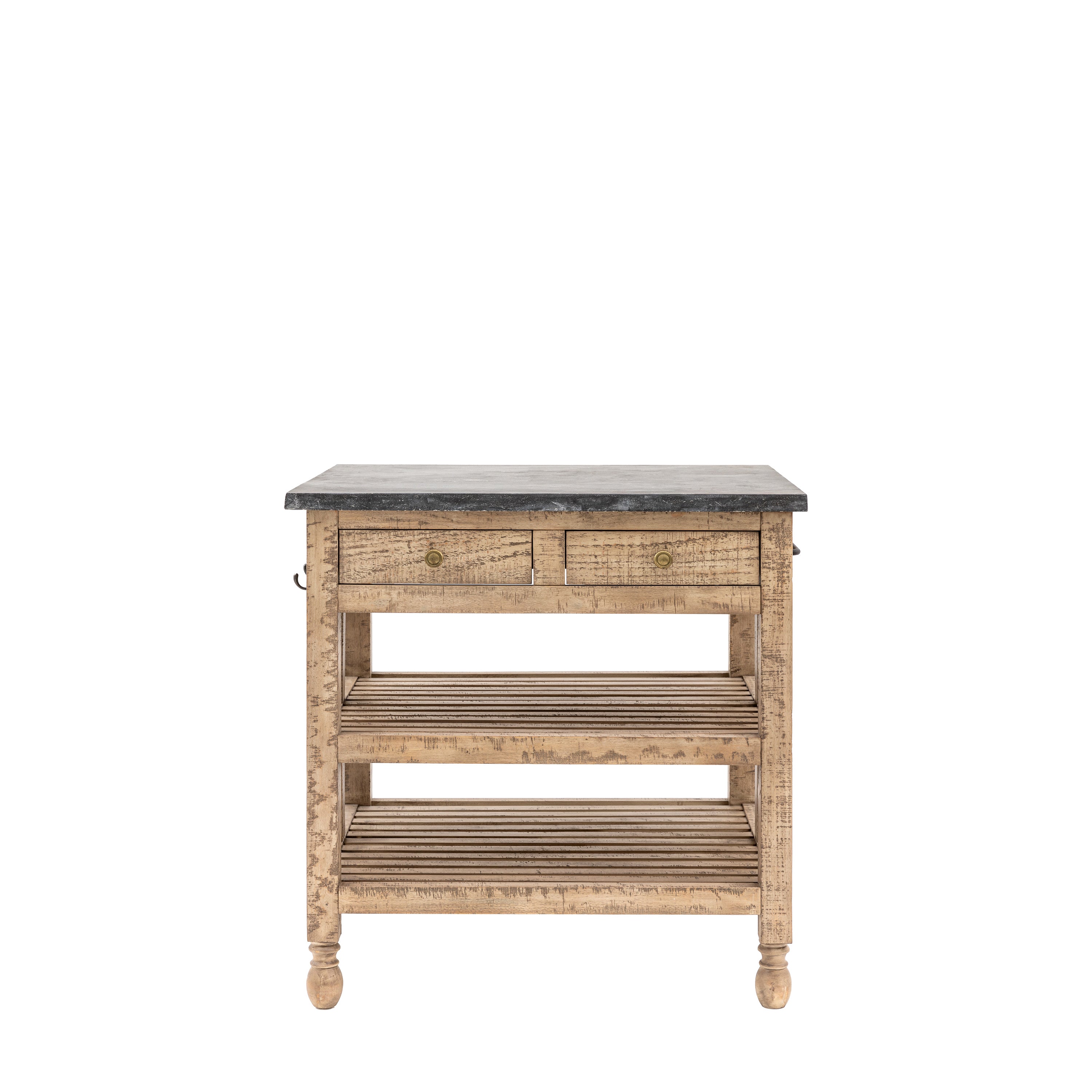 Vancouver Kitchen Island - Marble / Pine / Pine Veneer / Plywood | Migo Interiors