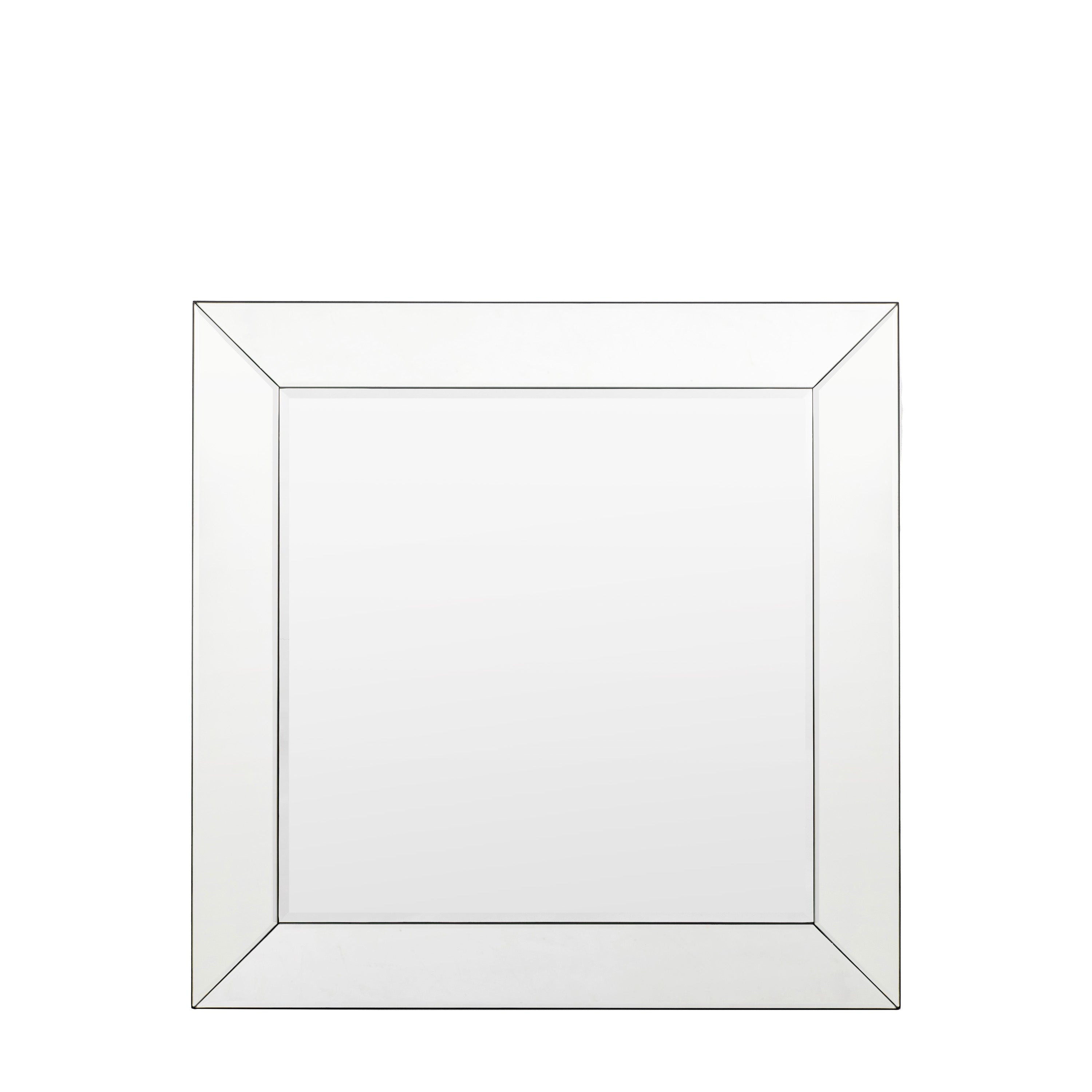 Greenhithe Square Mirror - Glass / MDF | Migo Interiors
