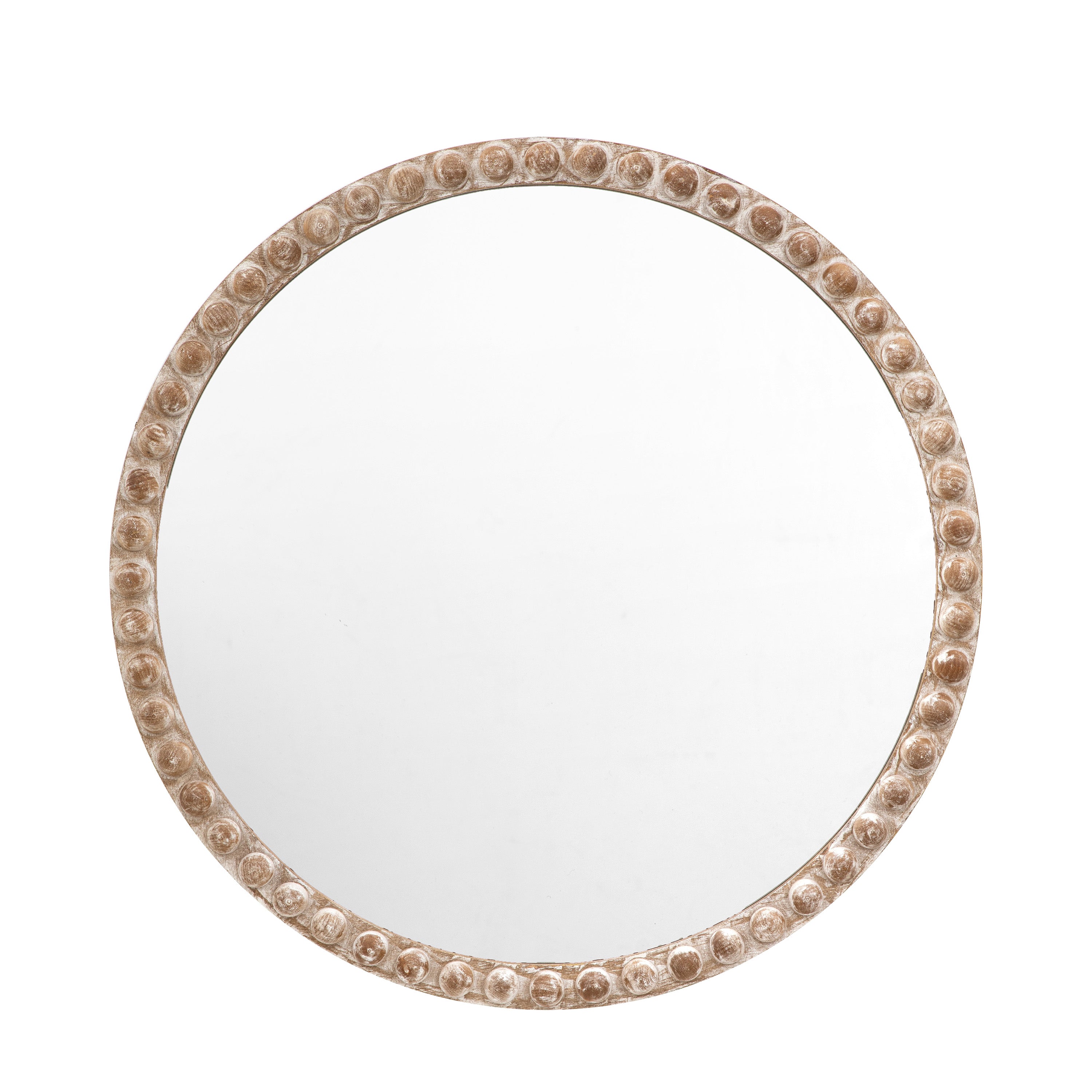 Millbrook Round Mirror - MDF / Glass | Migo Interiors