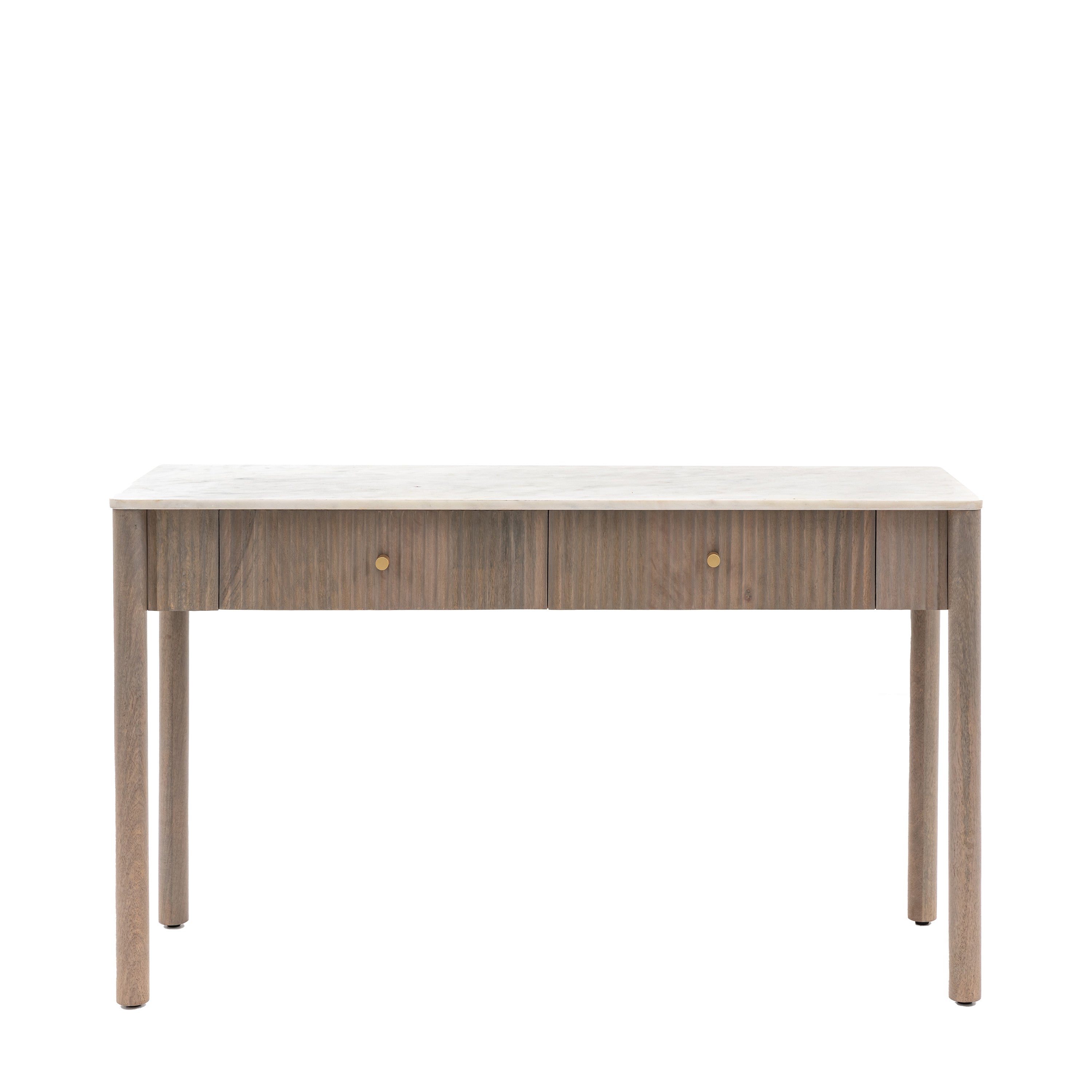 Marmo 2 Drawer Console - Mango Wood / Marble / MDF | Migo Interiors