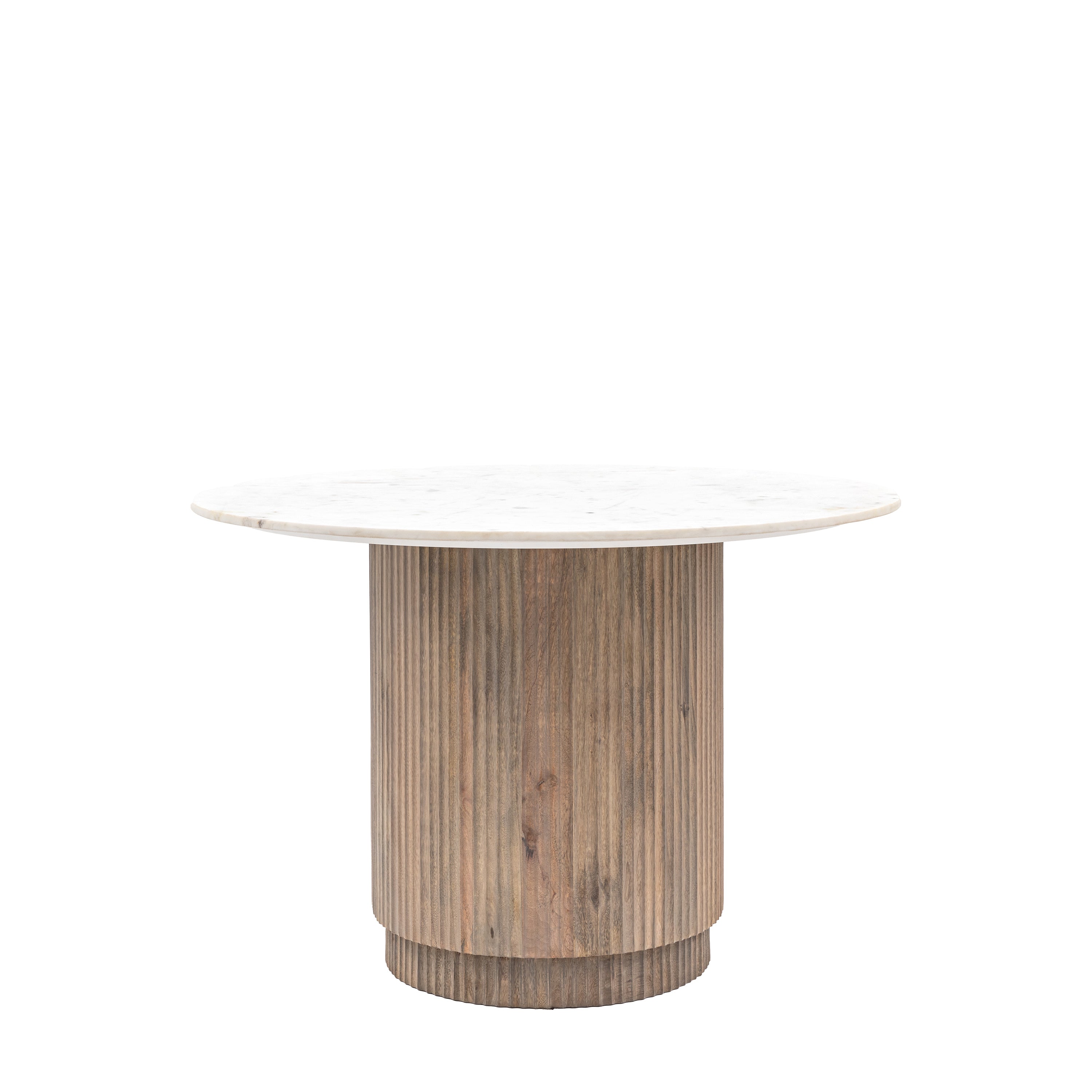 Marmo Round Dining Table - Mango Wood / Marble | Migo Interiors