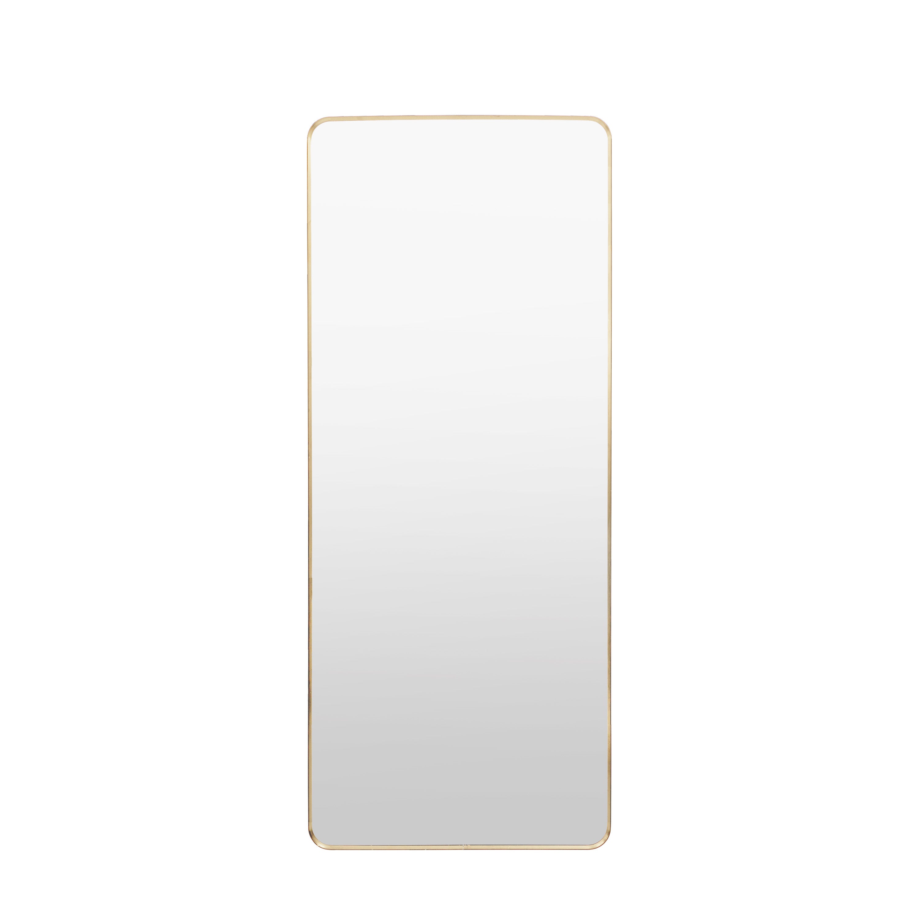 Holworth Leaner Mirror Gold - Glass / MDF / Aluminium | Migo Interiors