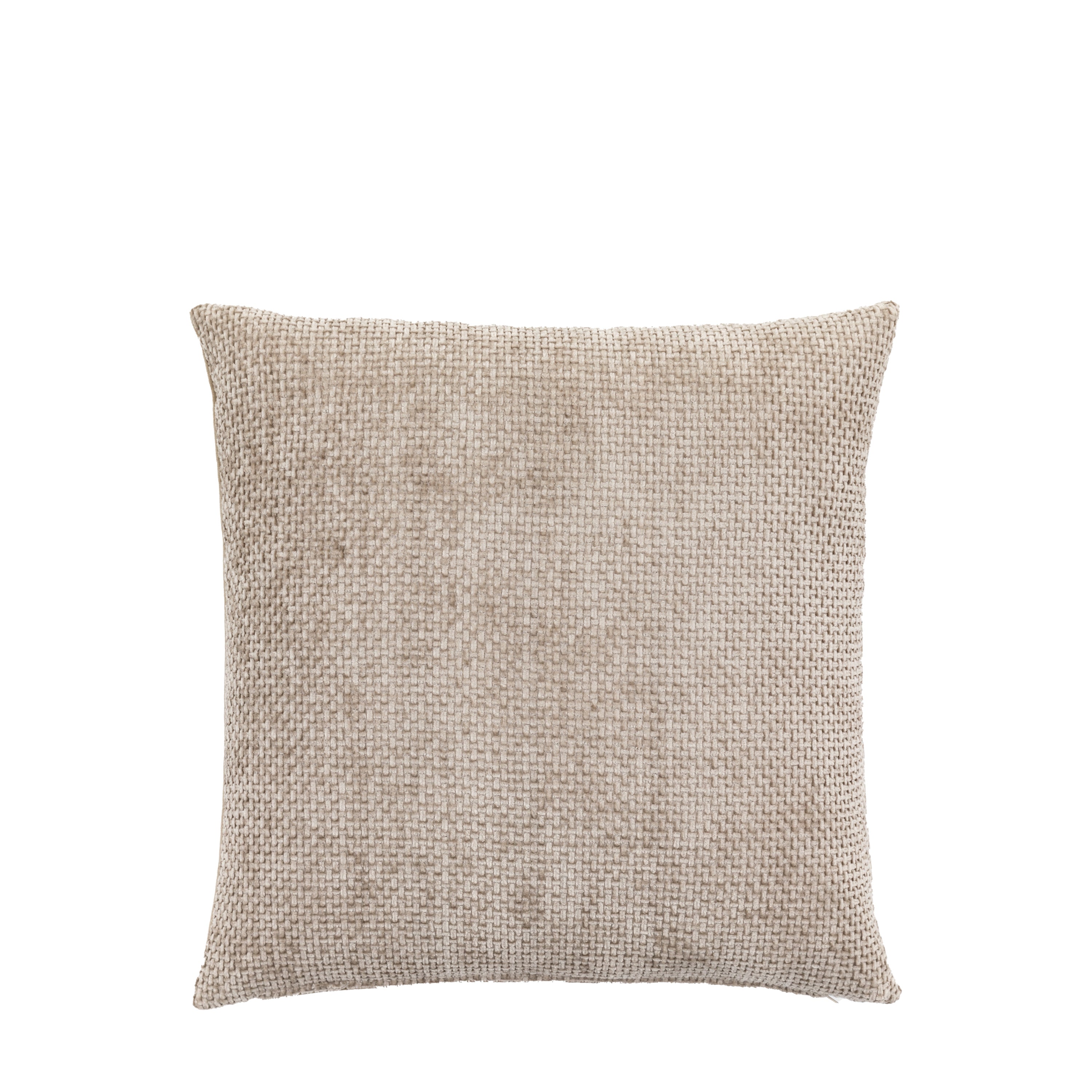 Basketweave Chenille Cushion Cream 2pk - Polyester | Migo Interiors