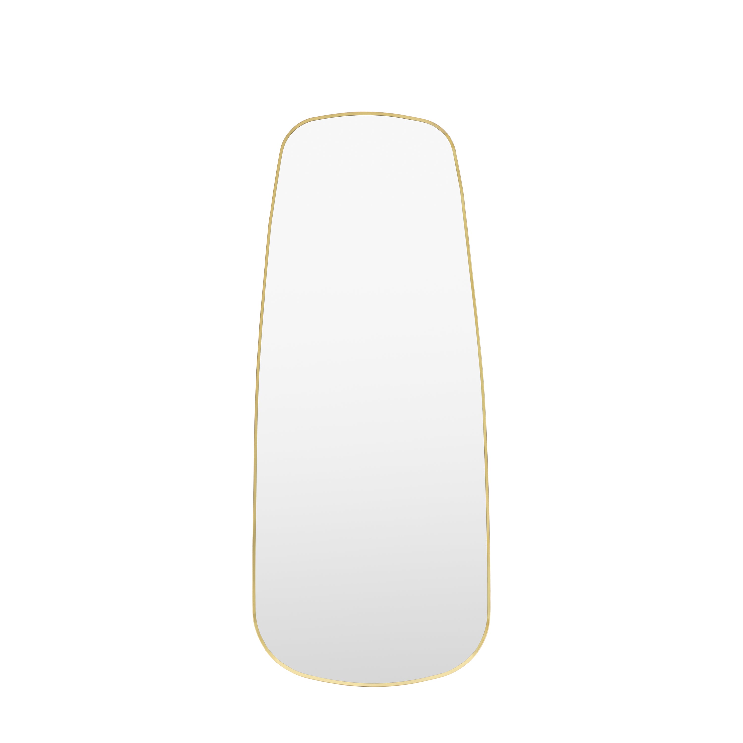 Holworth Shaped Leaner Gold - Glass / Aluminium Alloy / MDF | Migo Interiors