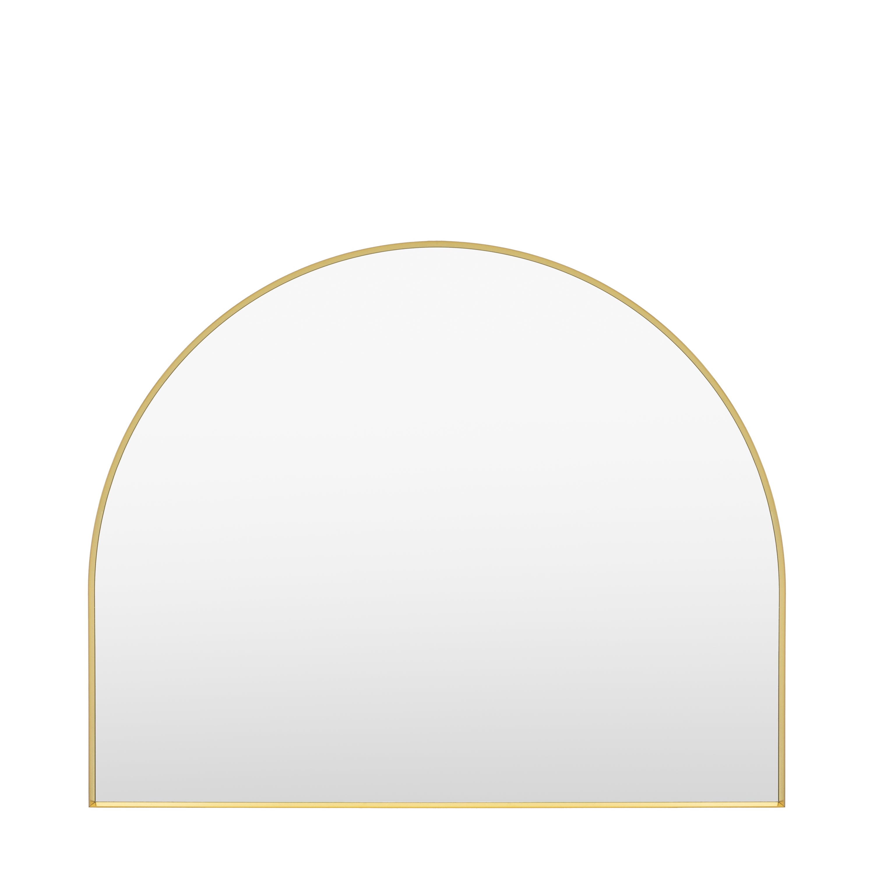 Holworth Overmantle Mirror Gold - Glass / Aluminium Alloy / MDF | Migo Interiors