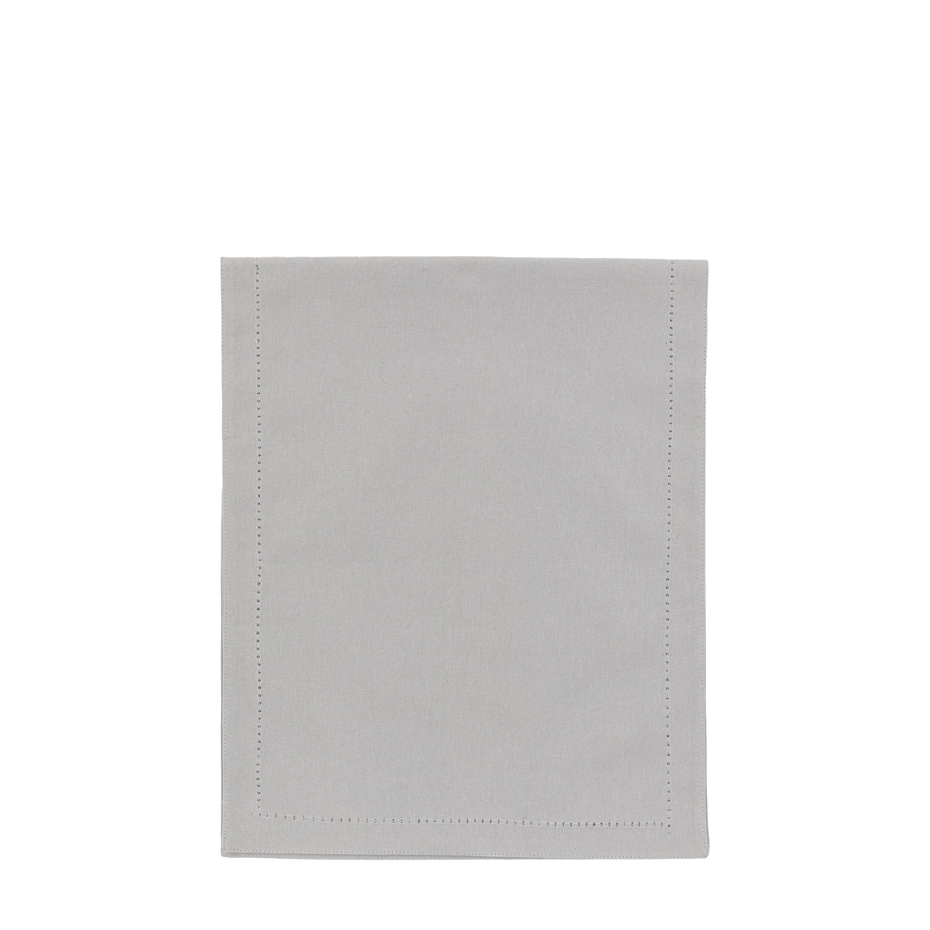 Dove Table Runner Grey - Cotton | Migo Interiors