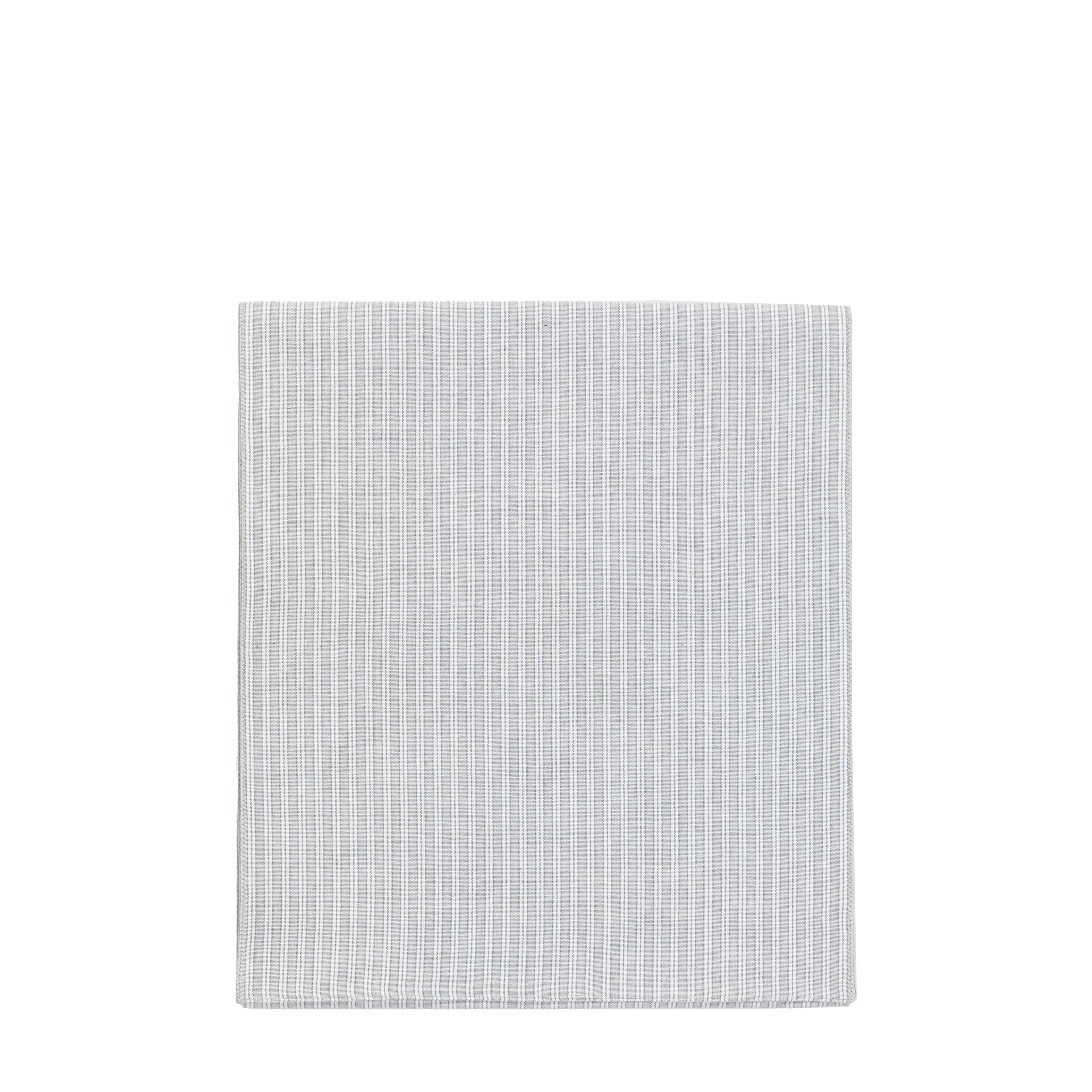 Woven Striped Table Runner Grey - Cotton | Migo Interiors