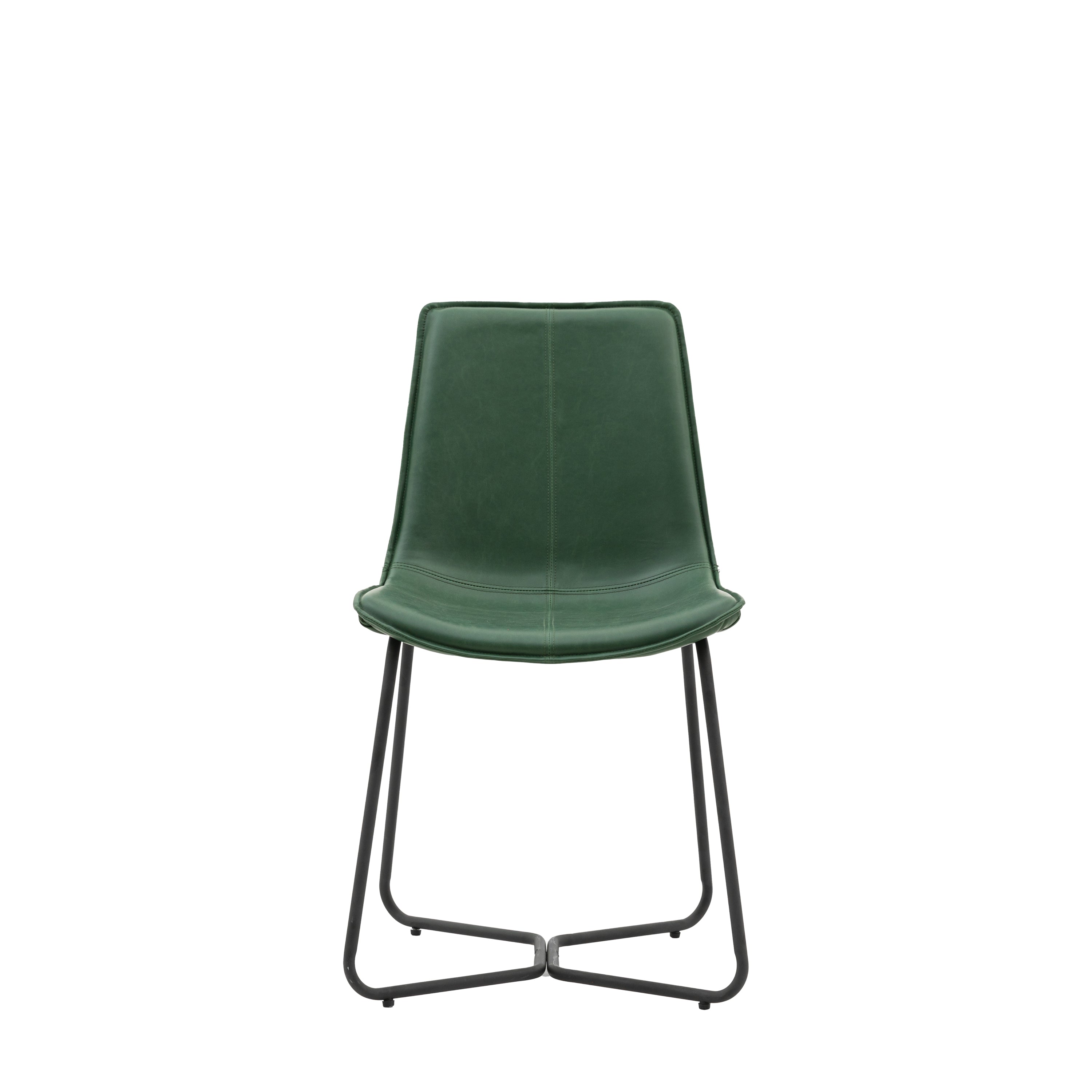 Hawking Chair Green (2pk) - Iron / Plywood / PU / Foam | Migo Interiors