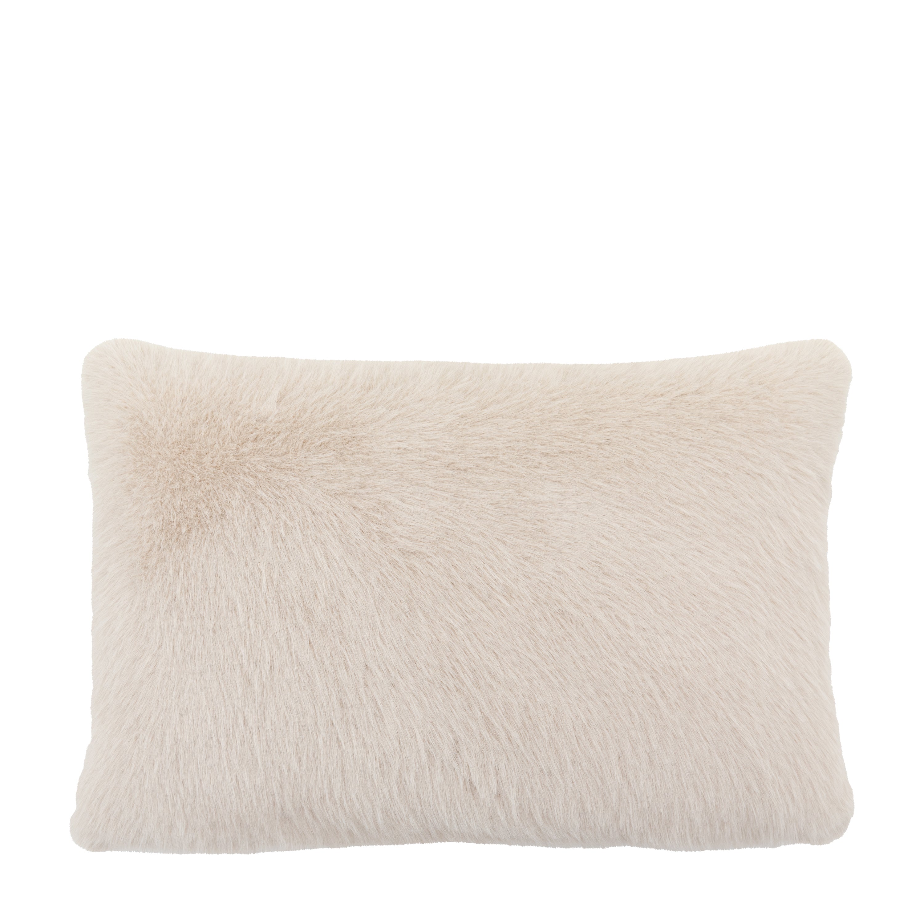 Maple Faux Fur Cushion Oatmeal - Polyester | Migo Interiors