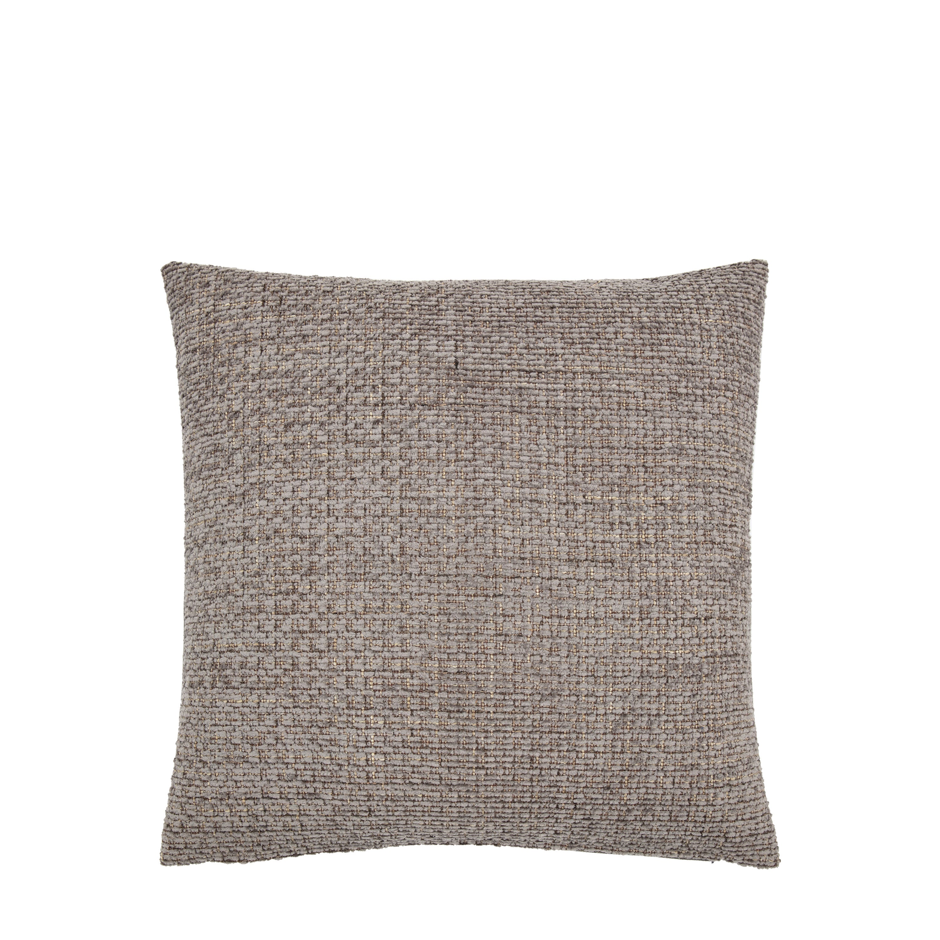 Chenille Cushion Grey - Polyester | Migo Interiors