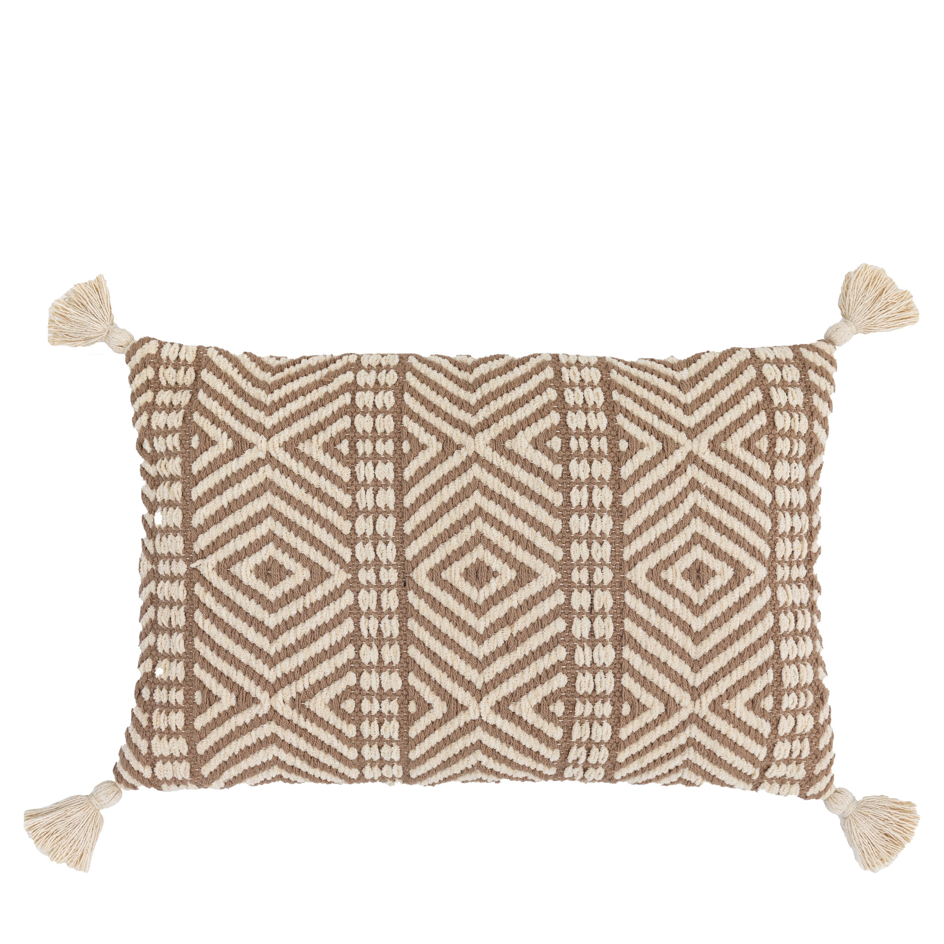 Thea Woven Cushion Cream - Cotton | Migo Interiors