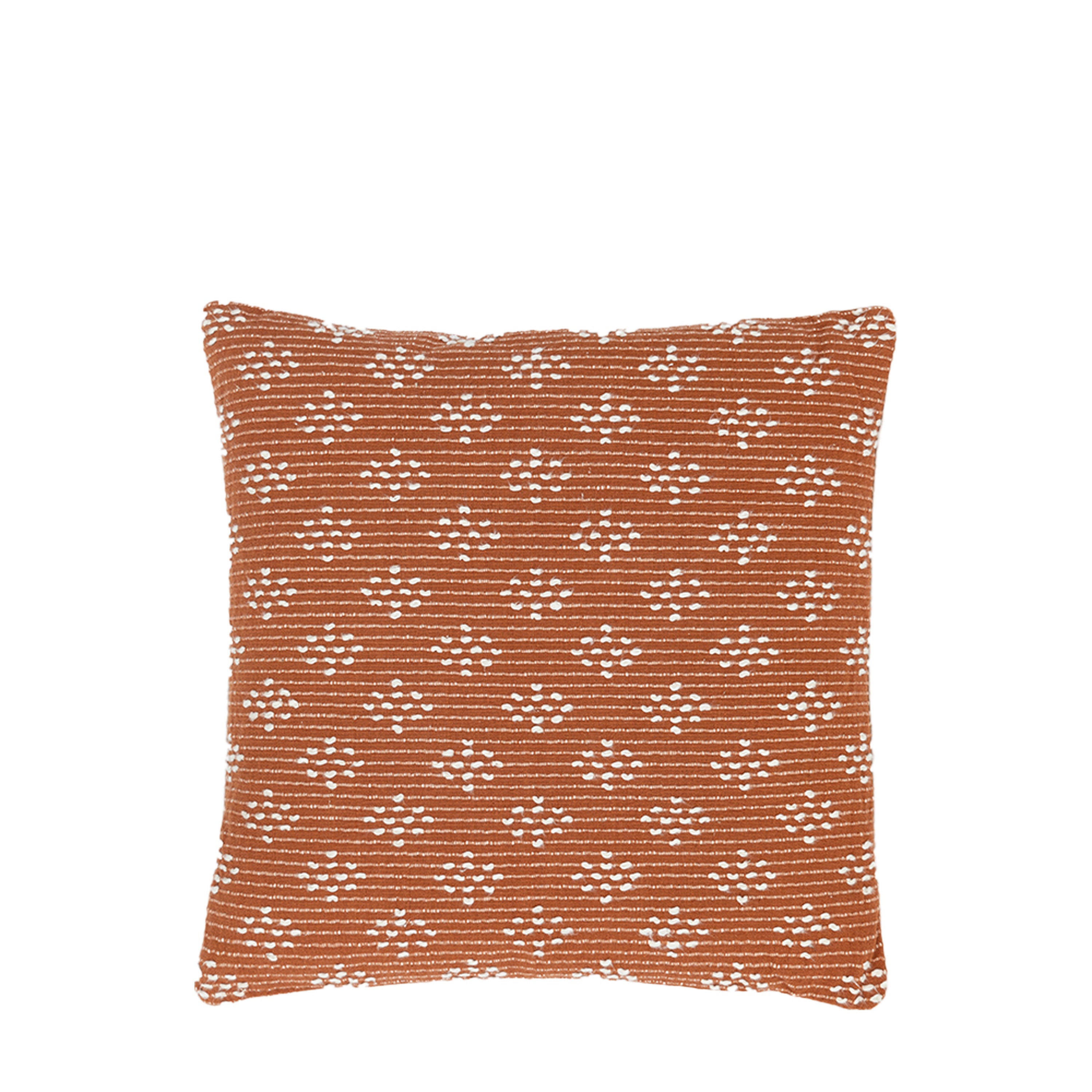 Lanzo Woven Cushion Terracotta